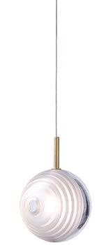 Modern Black Glass Chandelier Pendant Light - 10cm White Hanging Lamp for Living Room, Kitchen, Dining Room & Bedroom - Elegant Home Decoration & Indoor Lighting Fixture