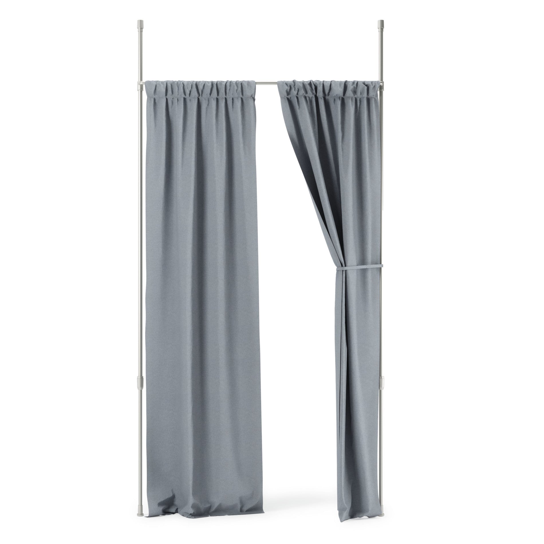 Adjustable Anywhere Tension Curtain Rod - No Drilling Room Divider for Windows, Doors & Closets - Perfect for Dorms, Apartments & Home Decor