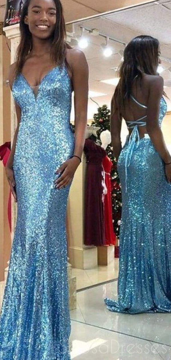 Elegant Mermaid V-Neck Sleeveless Lace-Up Prom Dress for Sweet 16, Homecoming & Formal Events - Style #12458 | Perfect for Prom Night, Quinceañera & Special Occasions