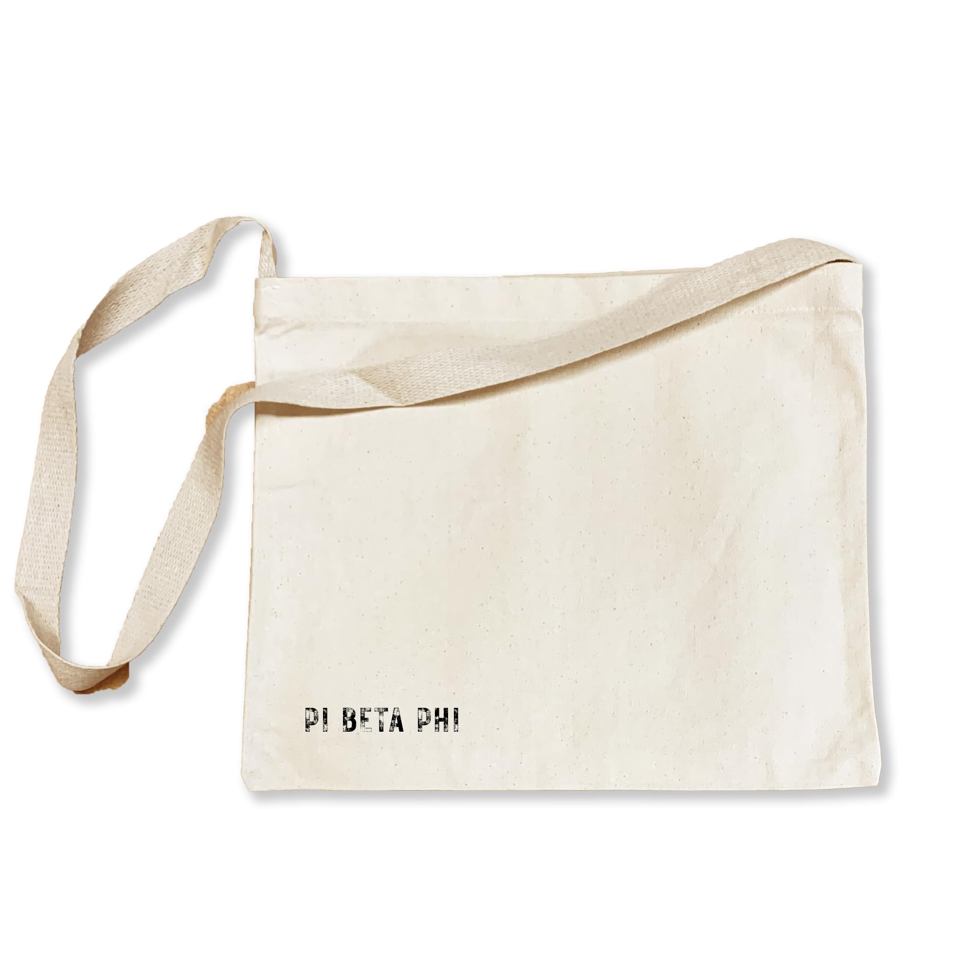 Sorority Messenger Tote Bag with Custom Sorority Name - Durable Canvas Market Tote for College Sorority Sisters - Perfect for Campus, Shopping & Greek Life Events