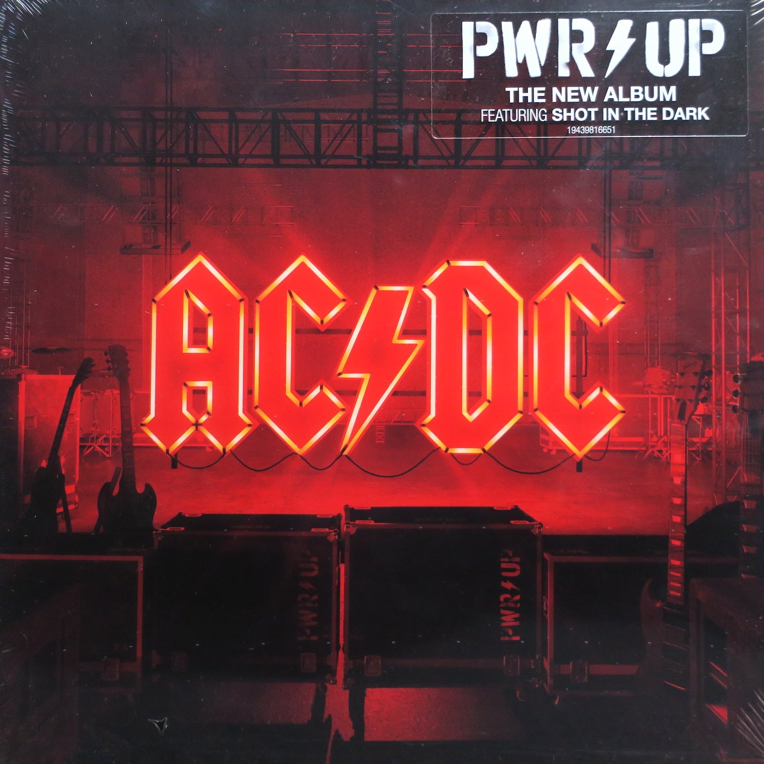 AC/DC 'PWR/UP' Limited Edition Red Vinyl LP Record - Rock Music Collector's Item for Home Entertainment & Gift Giving