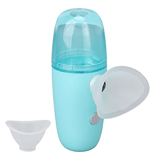 Facial Steamer with Nozzle - Eye Wash & Moisturizing Face Steamer for Home & Office Use (Blue) | Perfect for Spa Days, Skincare Routine & Relaxation