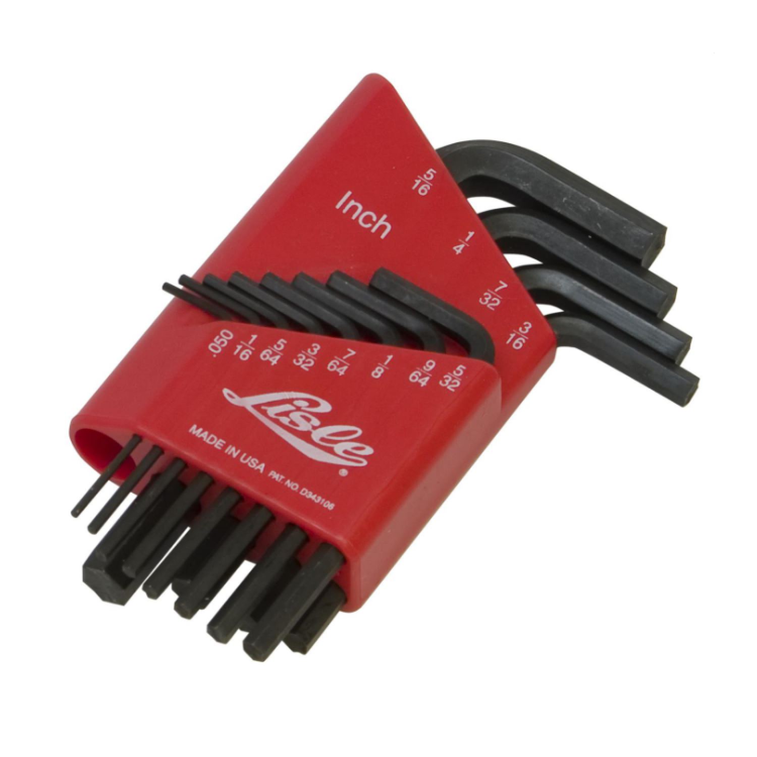 Lisle 42150 12-Piece SAE Hex Key Set - High-Quality Allen Wrench Set for Automotive, Bicycle & Furniture Assembly - Perfect for DIY Repairs & Home Improvement Projects