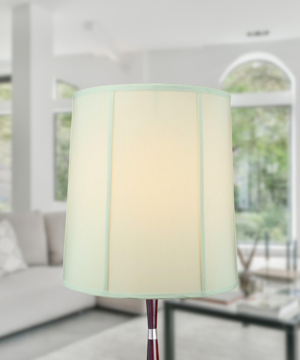 16x18x19 Egg Shell Shantung Drum Extra Large Lampshade - Perfect for Living Room, Bedroom, or Office Lighting Decor