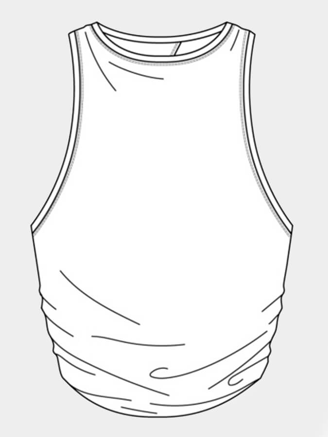 Tavi Tie Back Women's Tank Top - White - Sexy Summer Casual Top for Beach, Party & Date Night