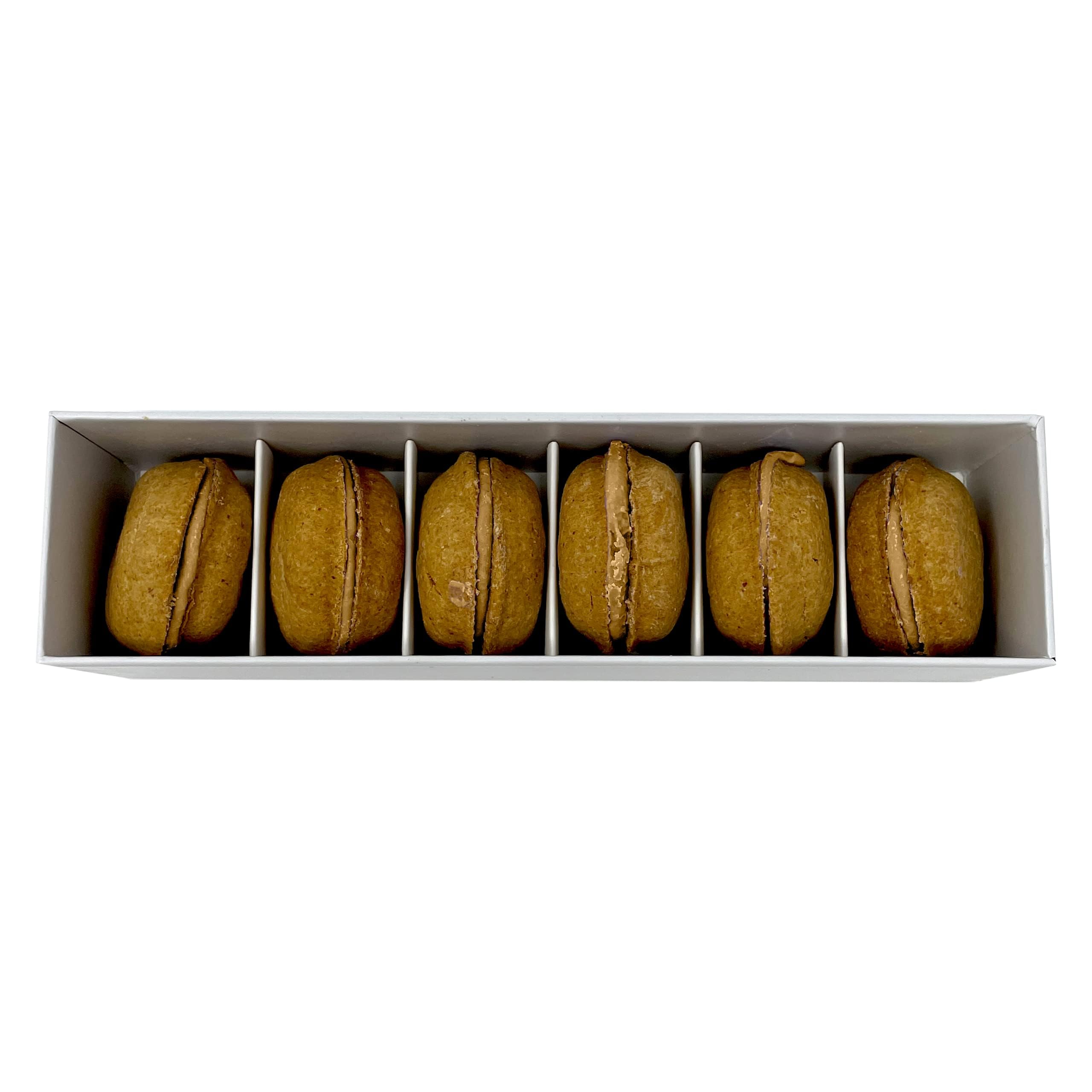 Bonne et Filou Gourmet Peanut Butter Cupcakes for Dogs – Healthy & Delicious Human-Grade Dog Treats – 6 Pack – Perfect for Training Rewards & Special Occasions