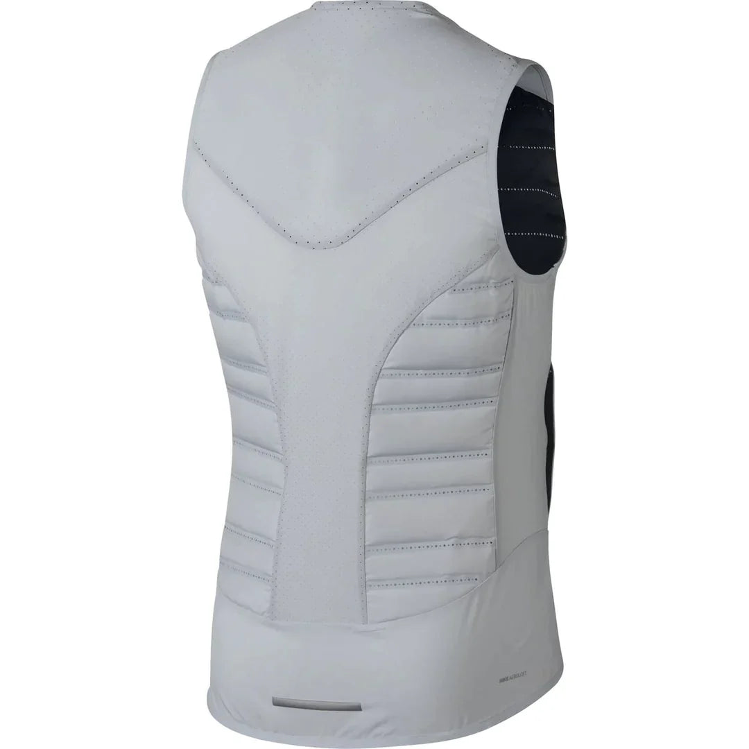 Nike Grey Aerolayer Gilet - Lightweight Running Vest for Men & Women - Perfect for Jogging, Hiking & Outdoor Activities
