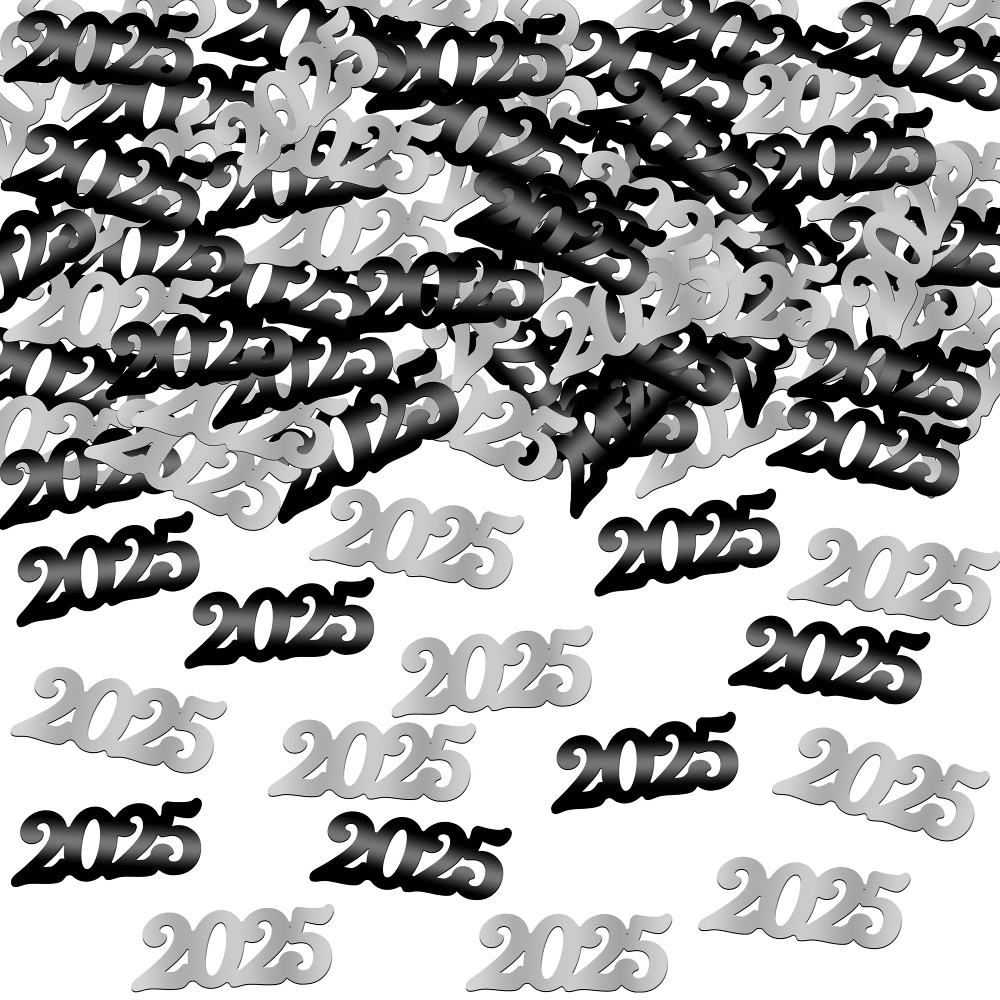 A Memorable Graduation with KatchOn 2025 Black Silver Graduation Confetti