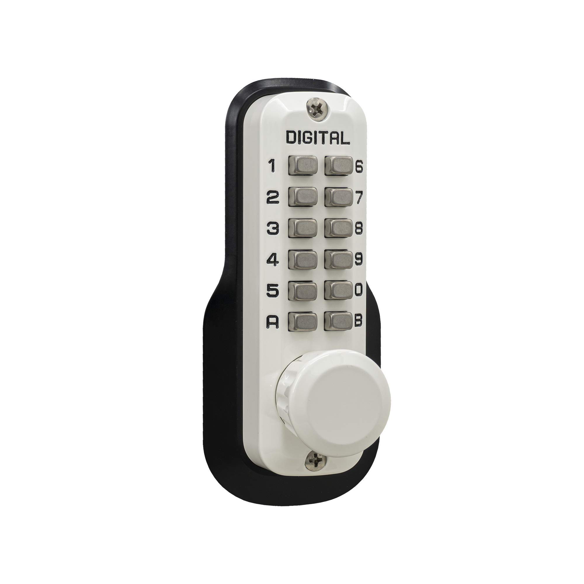 M230WHDC Keyless Mechanical Spring Latch - Heavy Duty Door Lock for Home Security, Commercial Buildings & Storage Units (Easy Installation, Durable Construction)