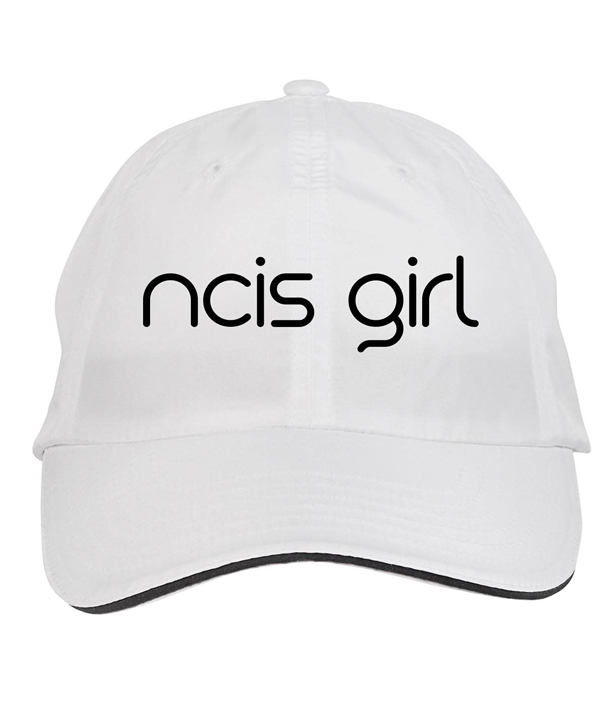 Makoroni - NCIS Girl Adjustable Baseball Cap, White - Perfect for Fans, Casual Wear & Outdoor Activities