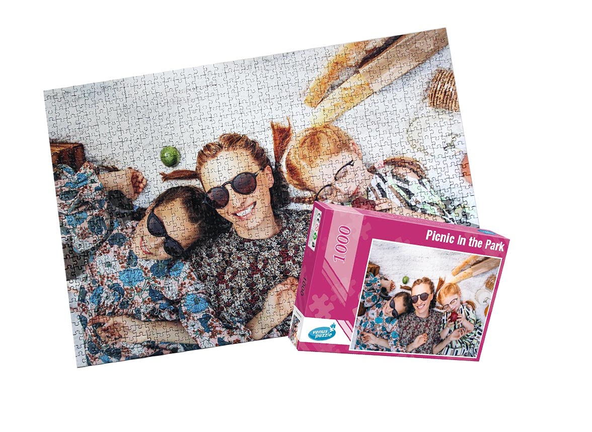 Custom Photo Puzzle 500, 1000, 2000 Pieces - Personalized Jigsaw Puzzle with Your Own Picture - Perfect for Gifts, Home Decor & Family Activities (1000 Pieces)