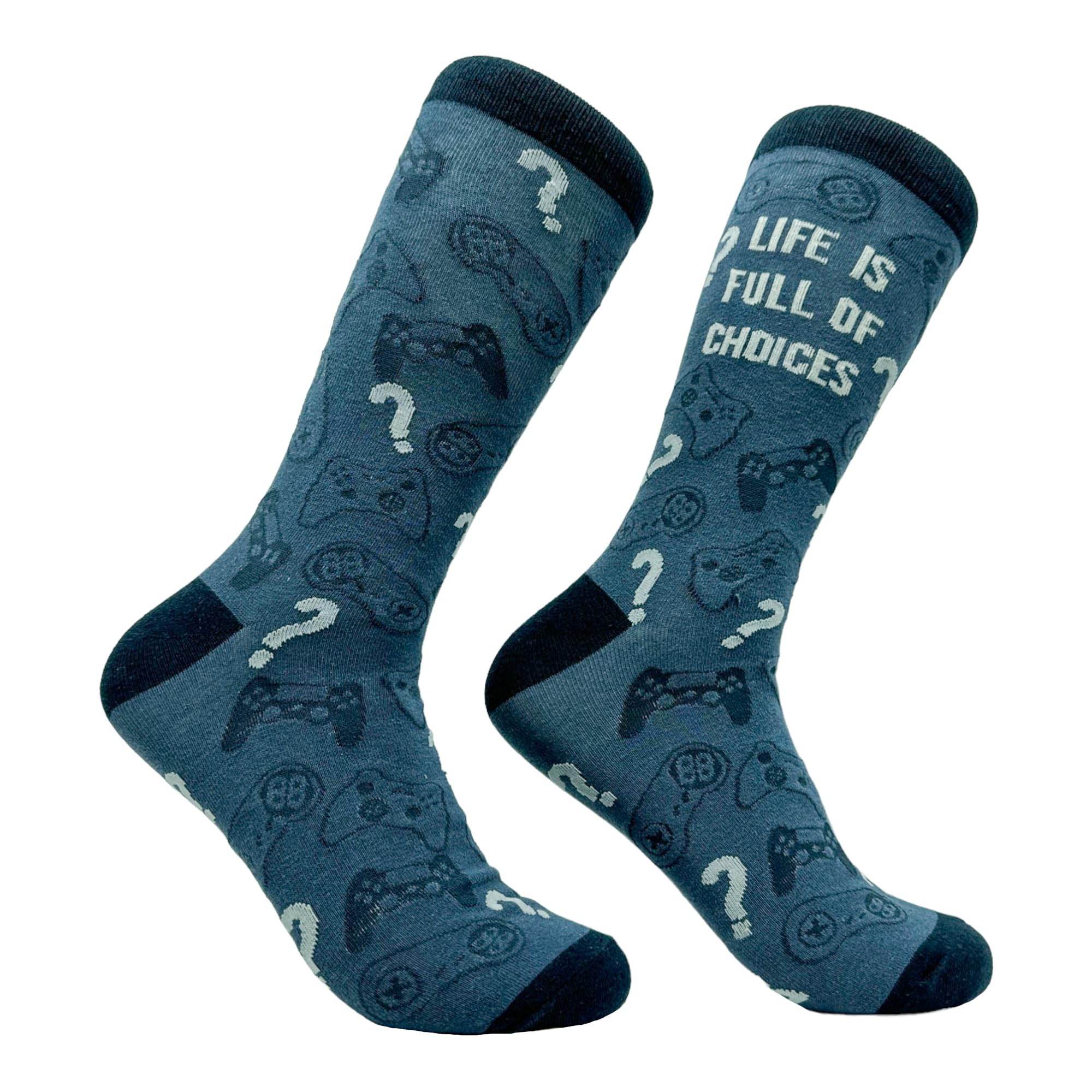 Funny Video Game Socks for Men - Hilarious Gaming Socks with Retro & Modern Designs - Perfect Gift for Gamers, Cosplay, and Everyday Wear