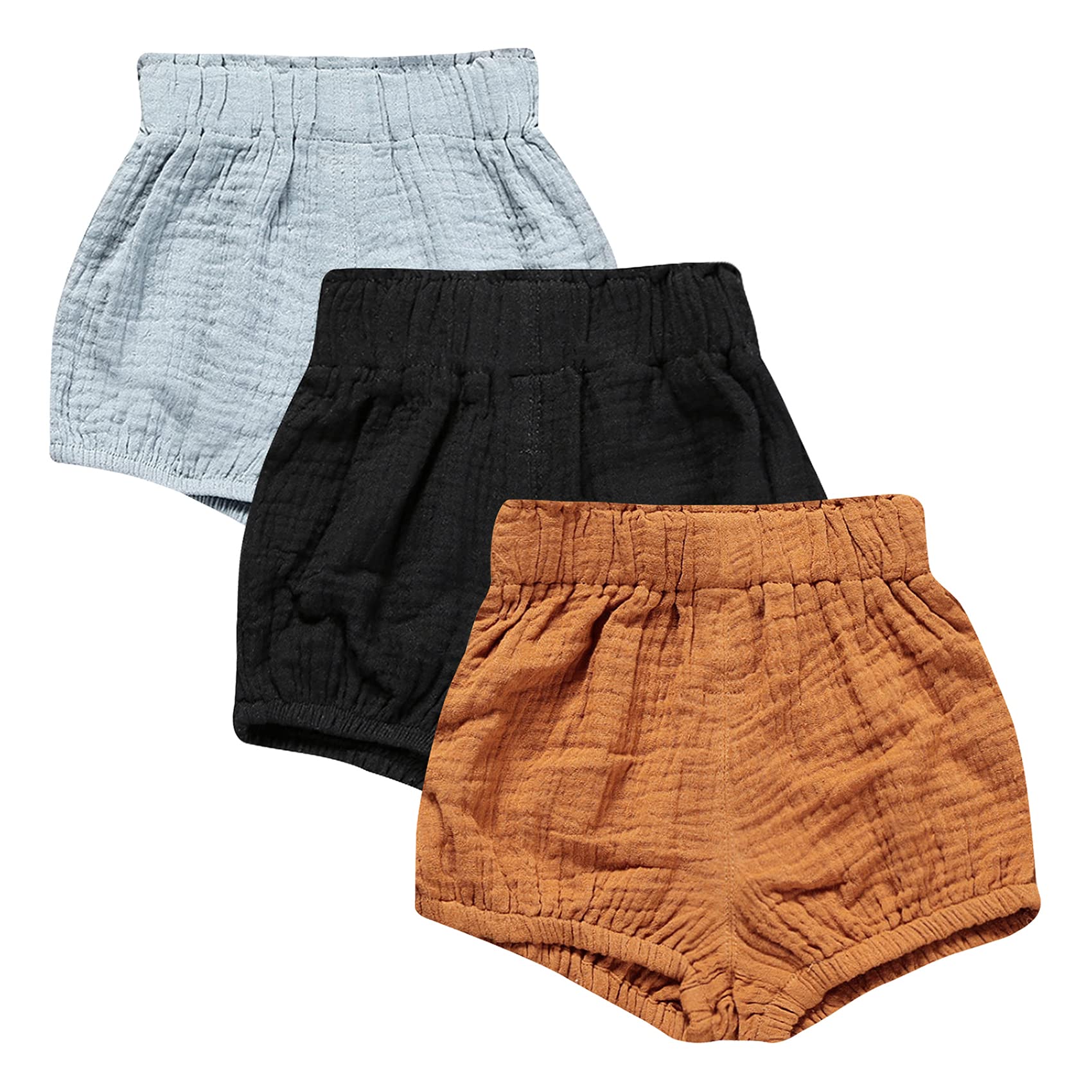 Durio Baby Bloomers - Soft Newborn Baby Shorts & Diaper Covers for Girls & Boys | Cute Cotton Bloomers for Infants | Perfect for Playtime, Photo Shoots & Everyday Wear