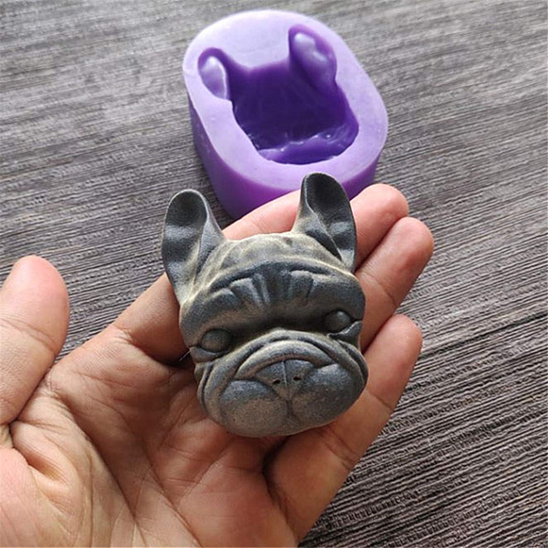 Dog Head Silicone Molds for Cake Decorating - Fondant, Chocolate, Candy, Pudding & Jelly Molds - DIY Baking Tools for Dog-Themed Desserts, Party Treats & Handmade Jewelry Making
