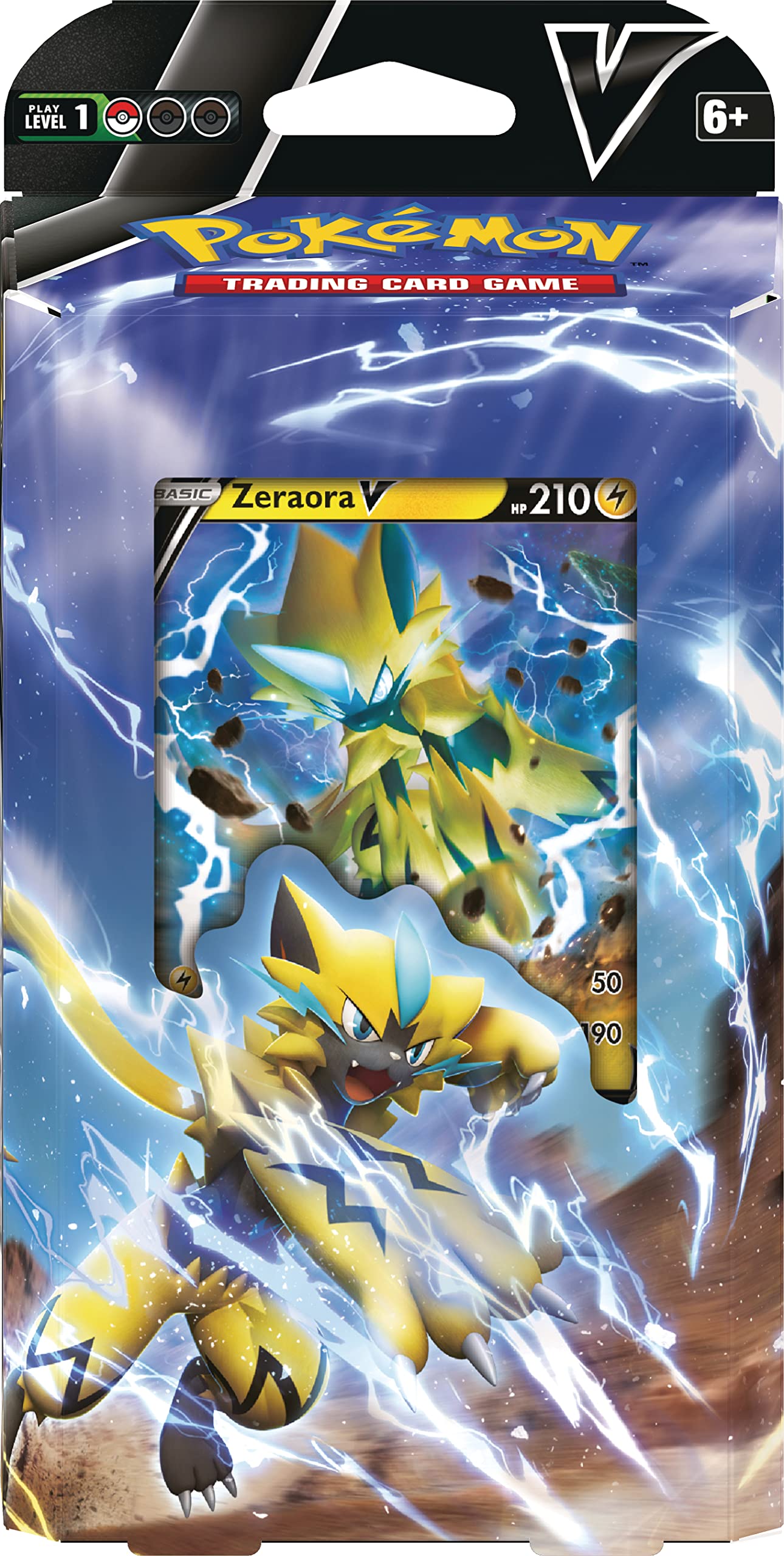 Pokémon Zeraora V Battle Deck - 60 Ready-to-Play Trading Cards for Collectors & Battles | Perfect for Tournaments, Game Nights & Gifts