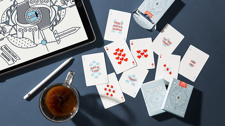 Premium Spark Playing Cards by Art of Play - Luxury Poker Cards for Magic Tricks, Cardistry & Casino Nights - Perfect for Game Nights, Gifts & Professional Performers