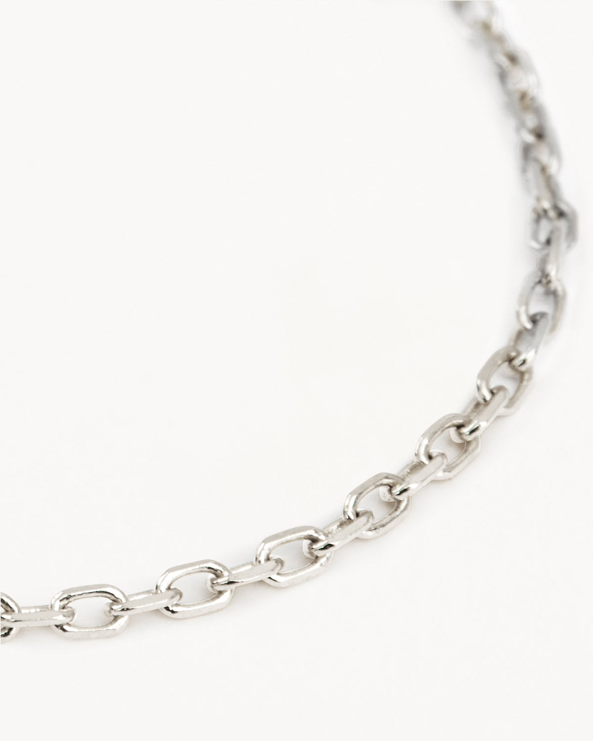 14K Solid White Gold Purity Chain Ring for Women - Dainty Stackable Wedding Band, Anniversary Gift & Everyday Jewelry - Perfect for Bridal, Engagement & Special Occasions
