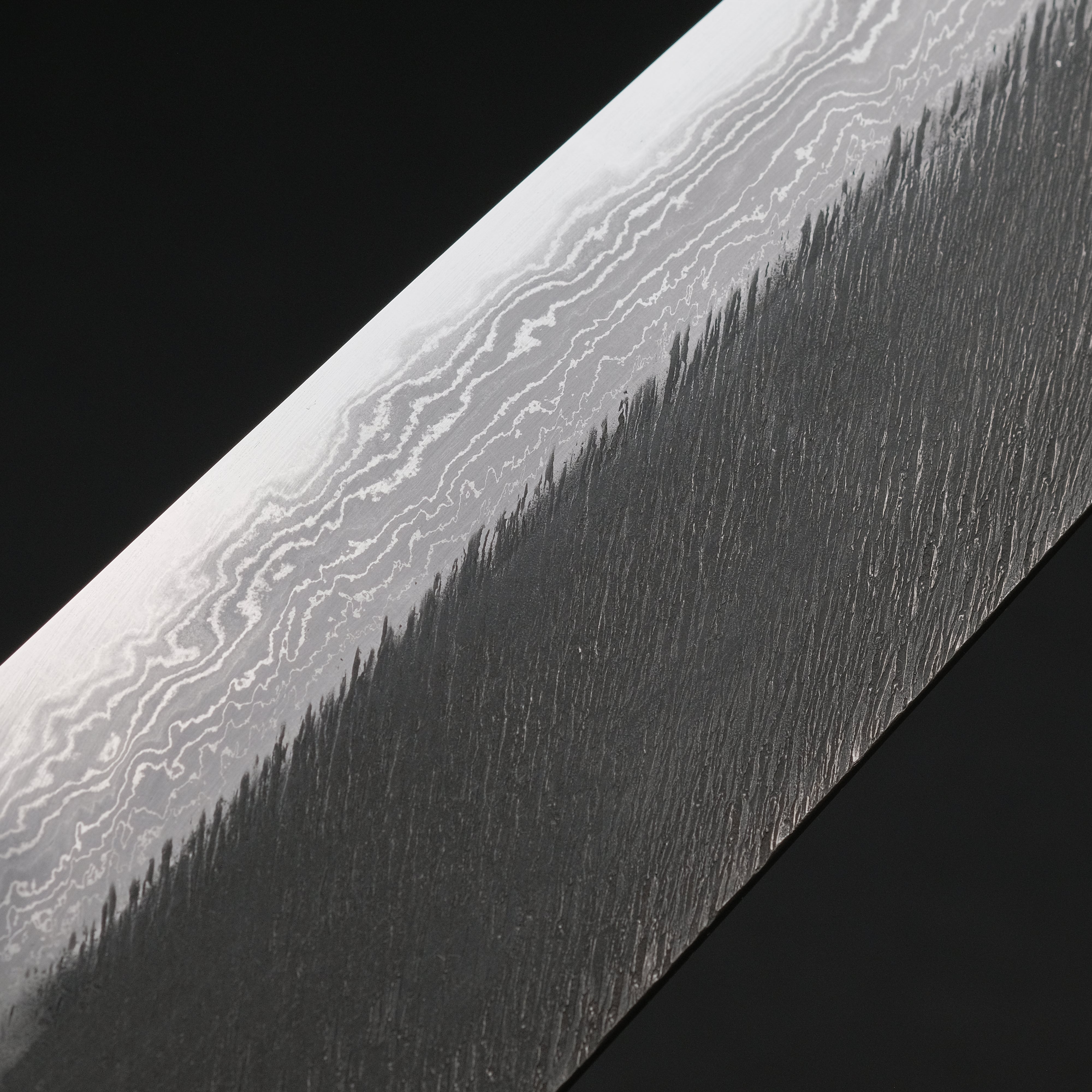 Ajikataya White #2 Matsuba Damascus Gyuto 240mm Japanese Chef Knife with Olive Wood TQPRV Handle (#06) - Perfect for Sushi, Meat Slicing & Professional Kitchen Use