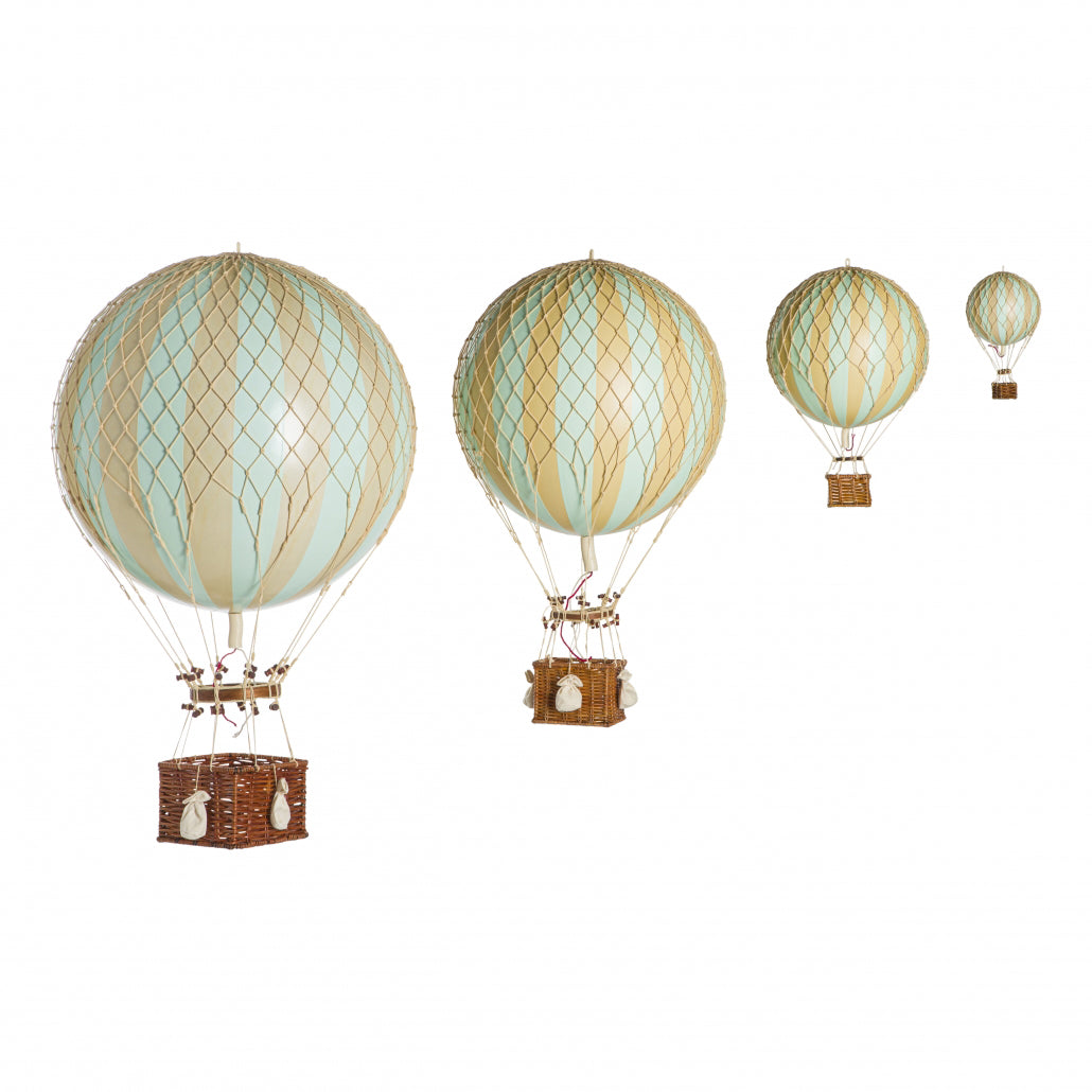 Authentic Mini Hot Air Balloon Hanging Decor - 13cm Floating Skies Model for Nursery, Bedroom & Party Decoration
