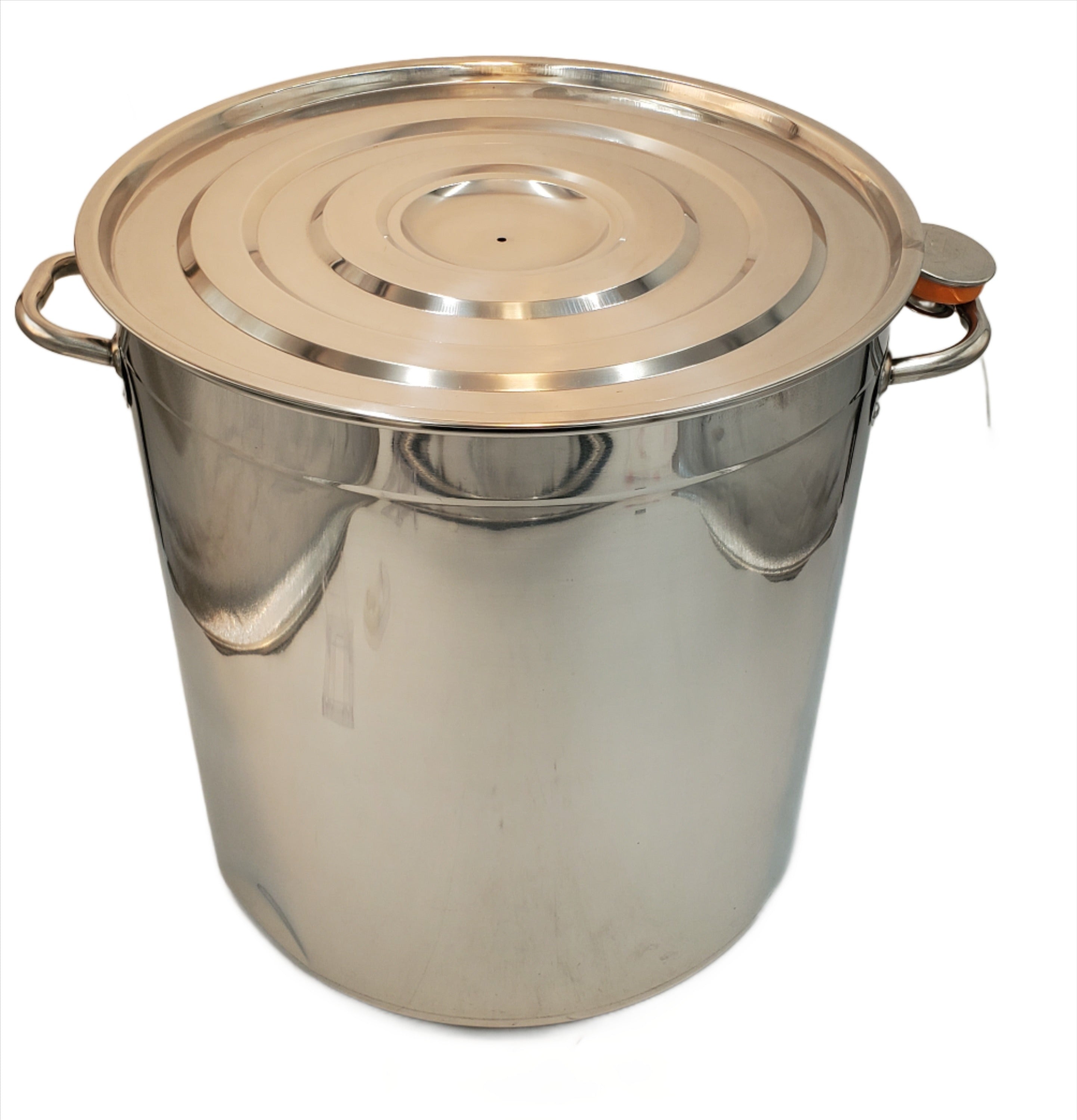 18.5x18.5 Inch Stainless Steel Stock Pot 100 Quart - Perfect for Commercial Kitchens, Catering & Large Batch Cooking