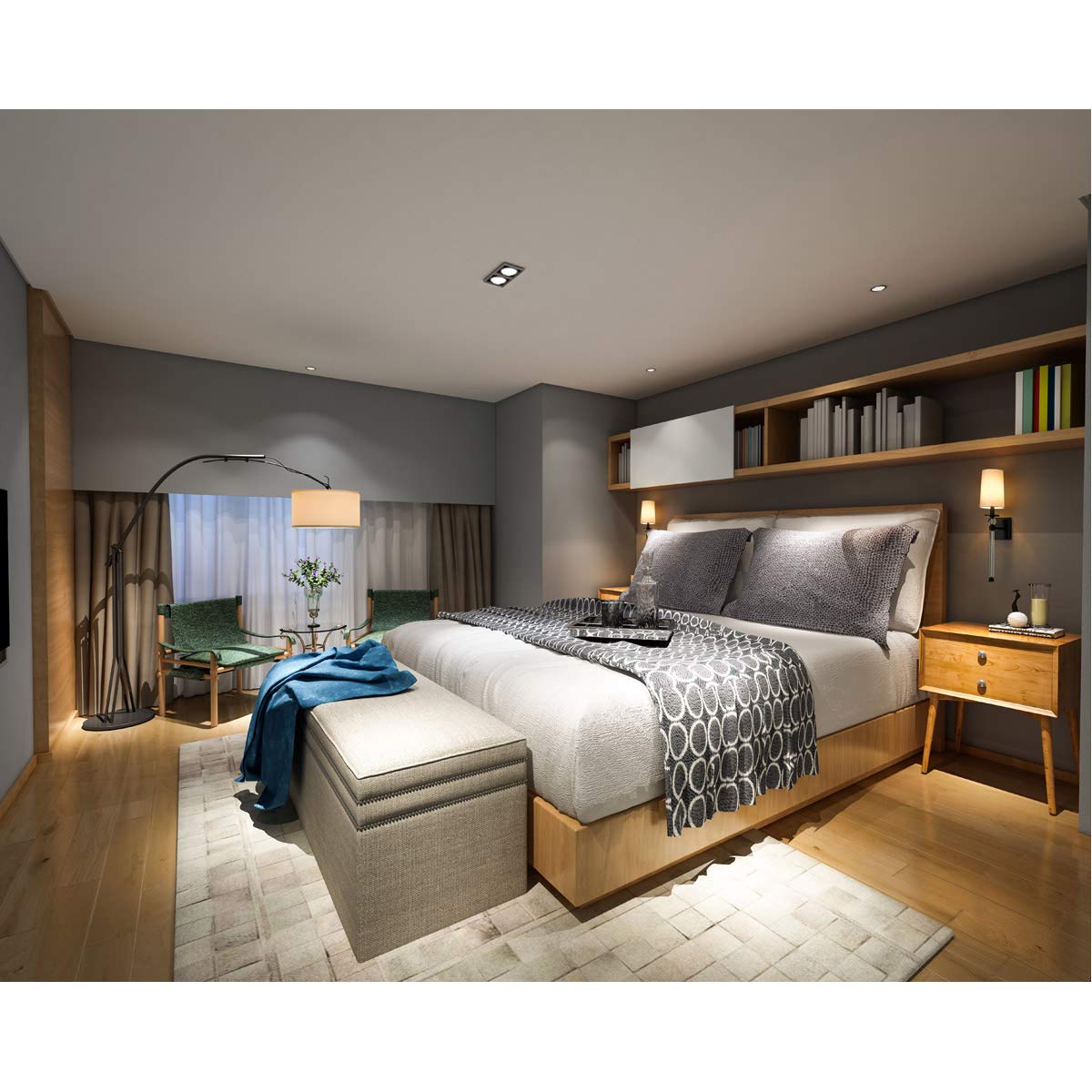 Z-Lite 805-1S-MB Modern Single Light Wall Sconce - Matte Black Finish for Bedroom, Hallway & Living Room Lighting