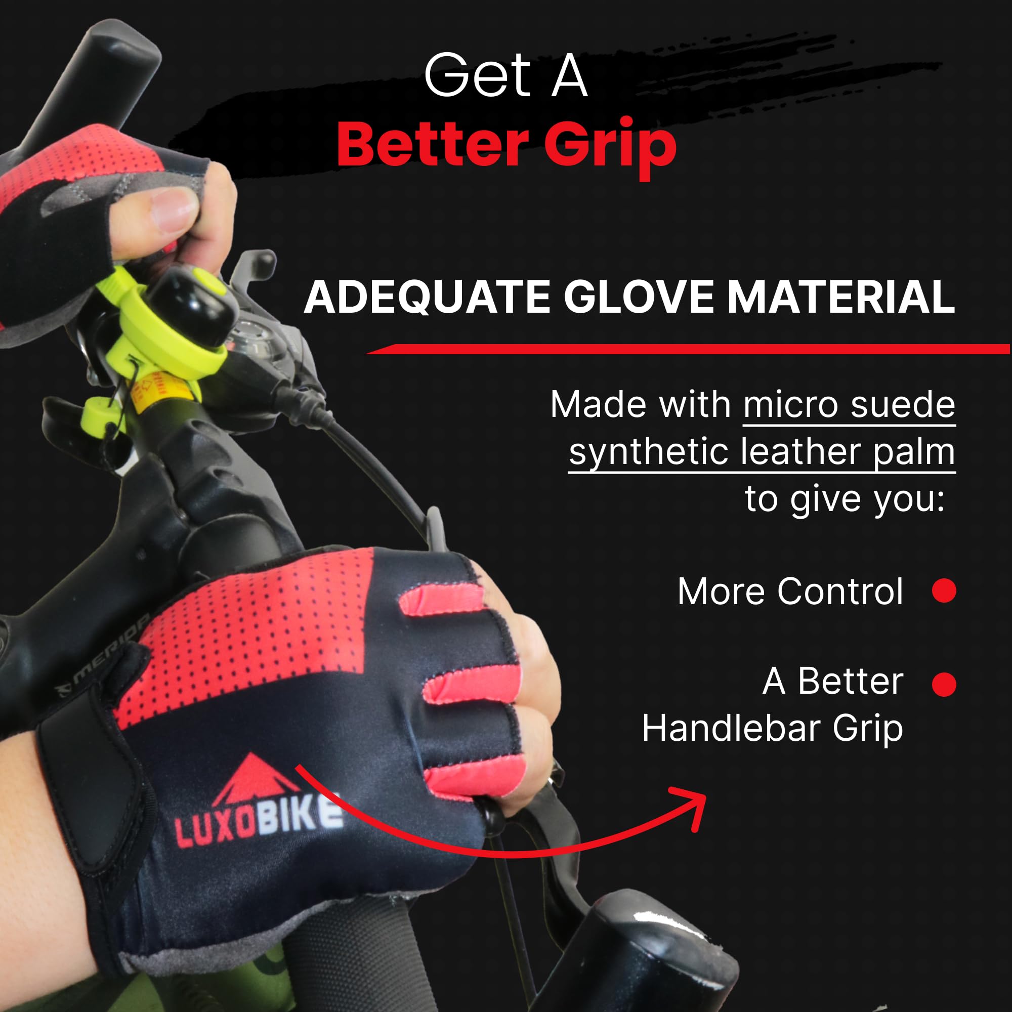 Cycling Gloves - Anti-Slip Shock Absorbing for Men & Women | Mountain Bike & Sports Use