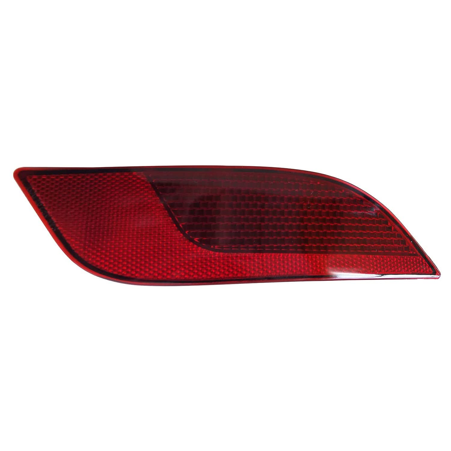 GSRECY Replacement Rear Bumper Trim Reflector Light Assembly - Red Right Side Compatible with Jeep Compass 2017-2021 Models | Perfect for Night Driving Safety & Off-Road Adventures
