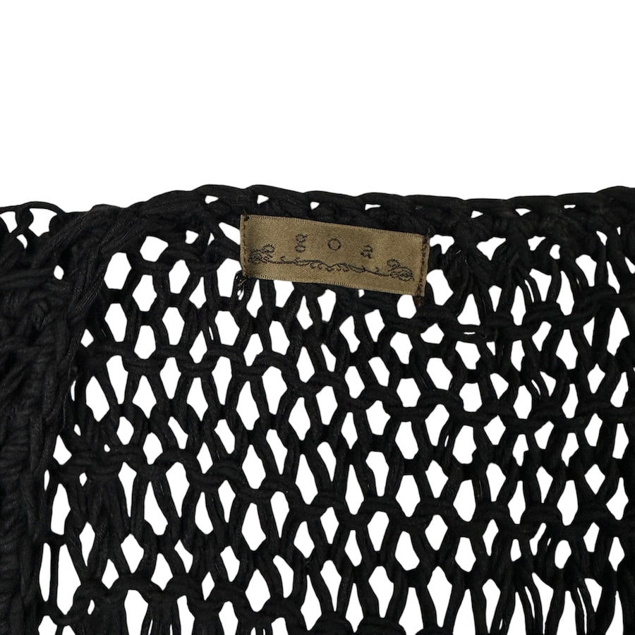 G.O.A. Longline Crochet Vest for Women - Boho Chic Lace Knit Cardigan - Perfect for Beach Cover Up, Summer Outfits & Layering