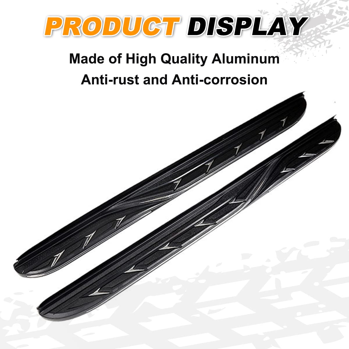 Snailfly Running Boards Side Step Compatible with Lexus RX350 RX350L RX450h RX450hL 2016-2022 - Durable Aluminum Alloy Nerf Bars for Off-Road & Daily Driving Protection