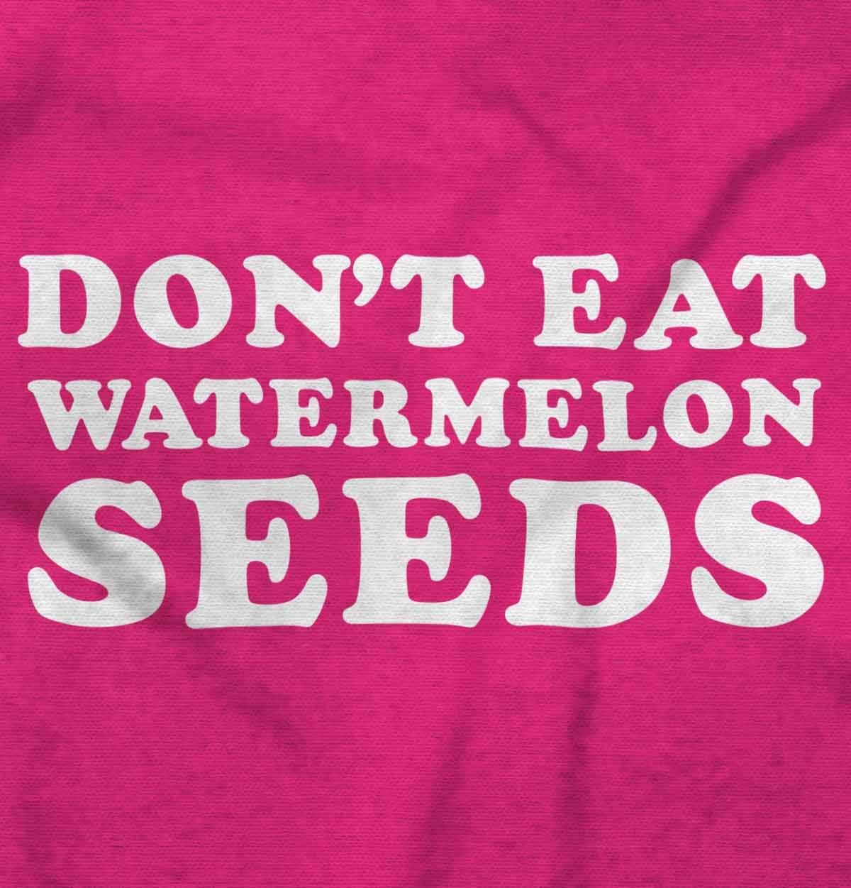 Brisco Brands Women's Maternity T-Shirt - Funny 'Don't Eat Watermelon Seeds' Pregnancy Tee for Expecting Moms | Comfortable Cotton Shirt for Baby Showers, Maternity Photos & Casual Wear
