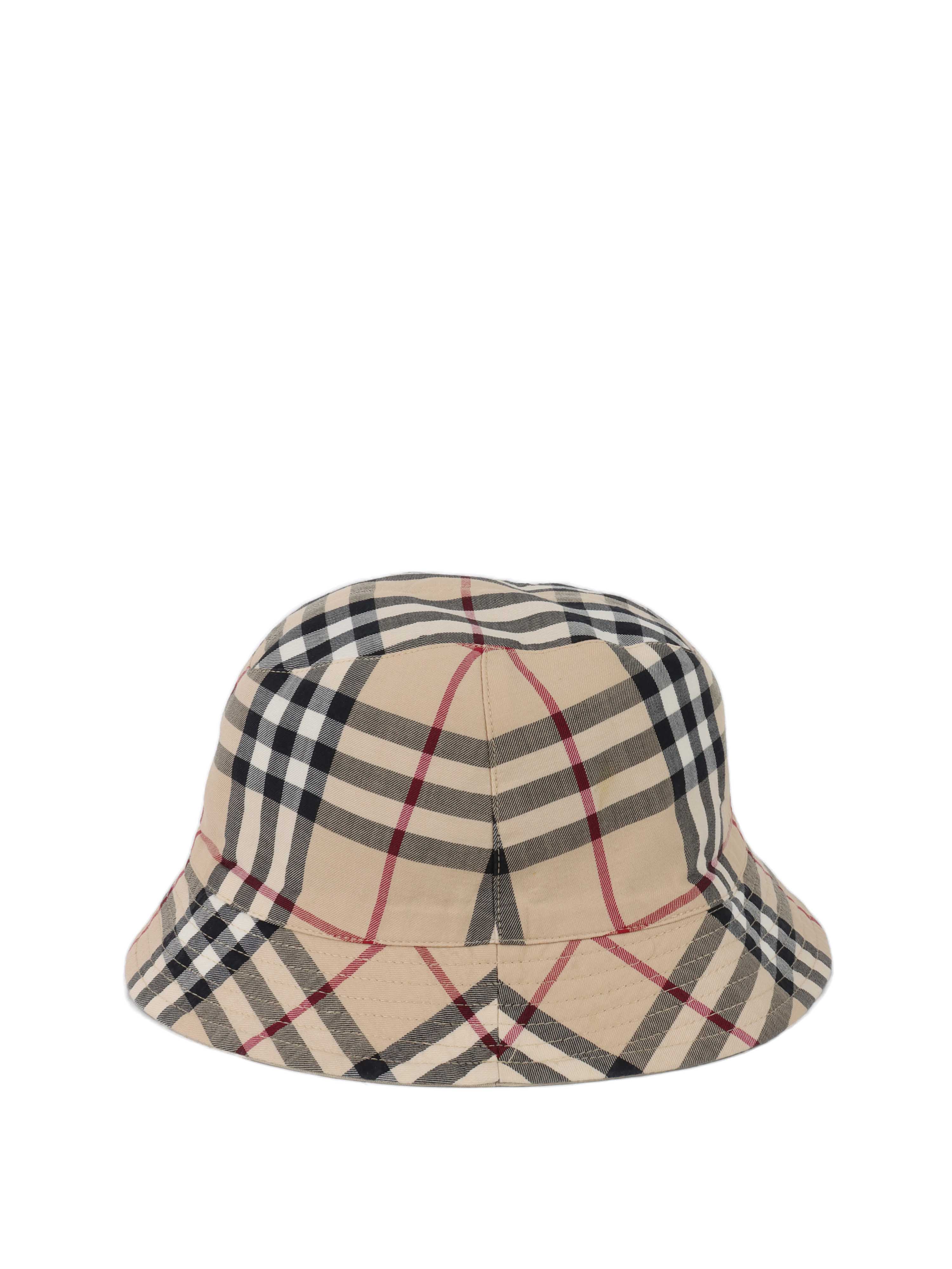 Burberry Cotton Check Reversible Bucket Hat for Men & Women - Fashionable Unisex Sun Hat for Outdoor Activities, Beach, Travel, and Summer Style
