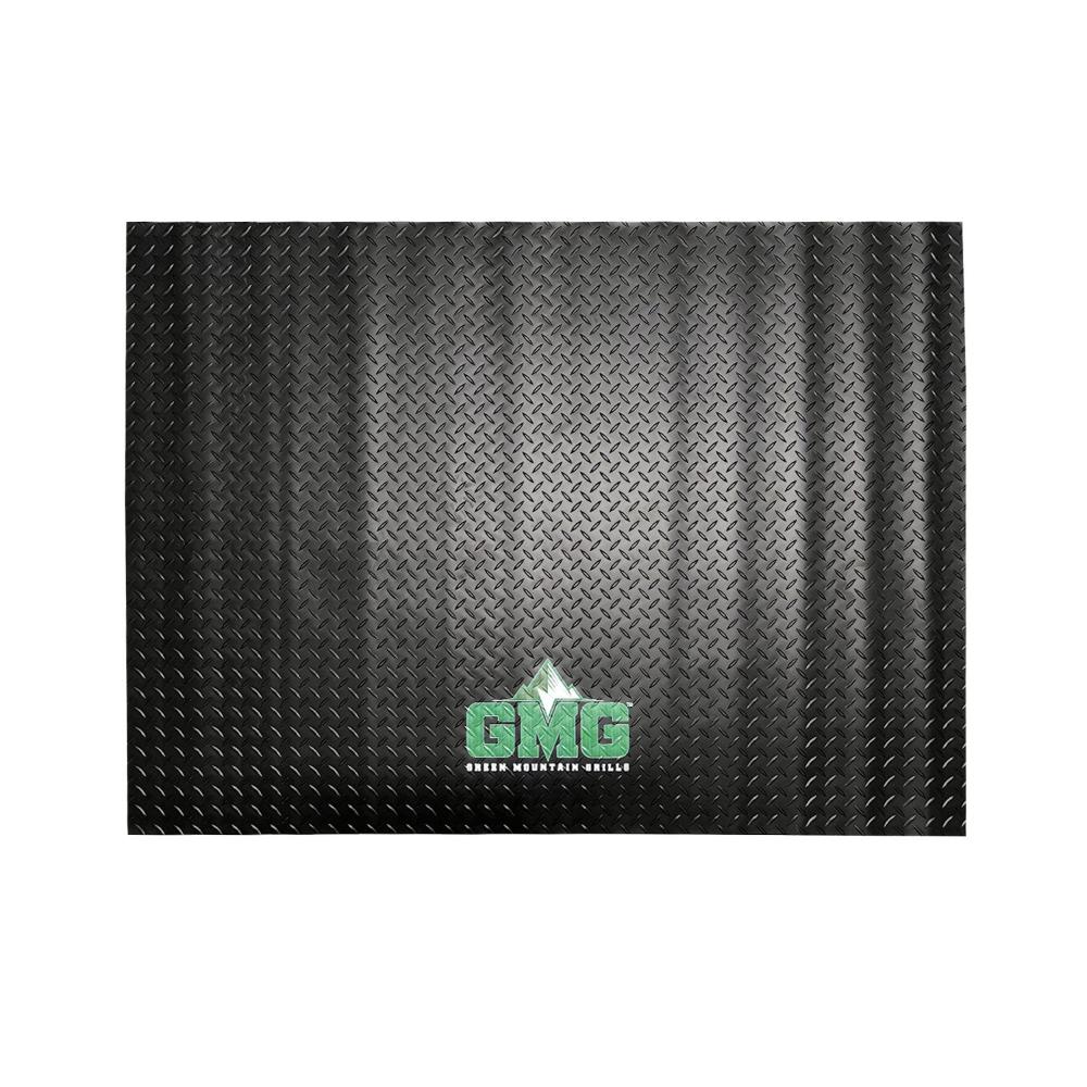 Premium BBQ Floor Mat for Green Mountain Grills Ledge/Peak/Trek - Non-Slip Pellet Grill Protector Mat for Outdoor Cooking, Patio & Deck Protection - Heat & Grease Resistant