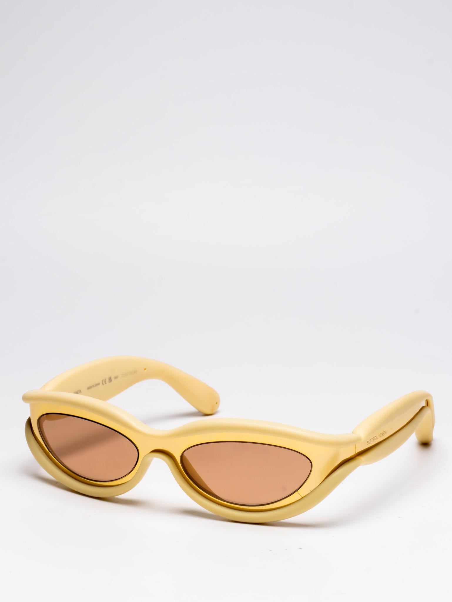 BOTTEGA VENETA BV1211S 005 Luxury Sunglasses for Men & Women - UV Protection, Polarized Lenses - Perfect for Driving, Beach & Outdoor Activities