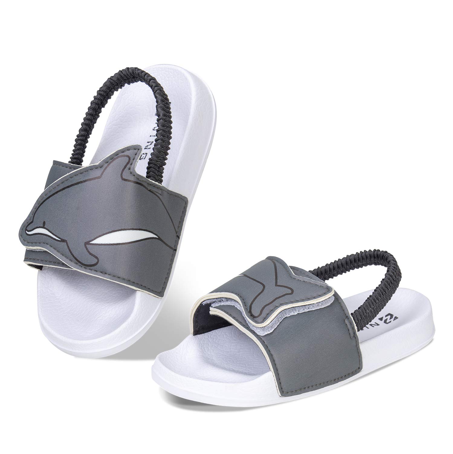 **WateLves Kids Sandals for Boys & Girls - Adjustable Back Strap Water Shoes for Beach, Pool & Outdoor Play - Non-Slip Toddler Slides for Swimming & Summer Activities**