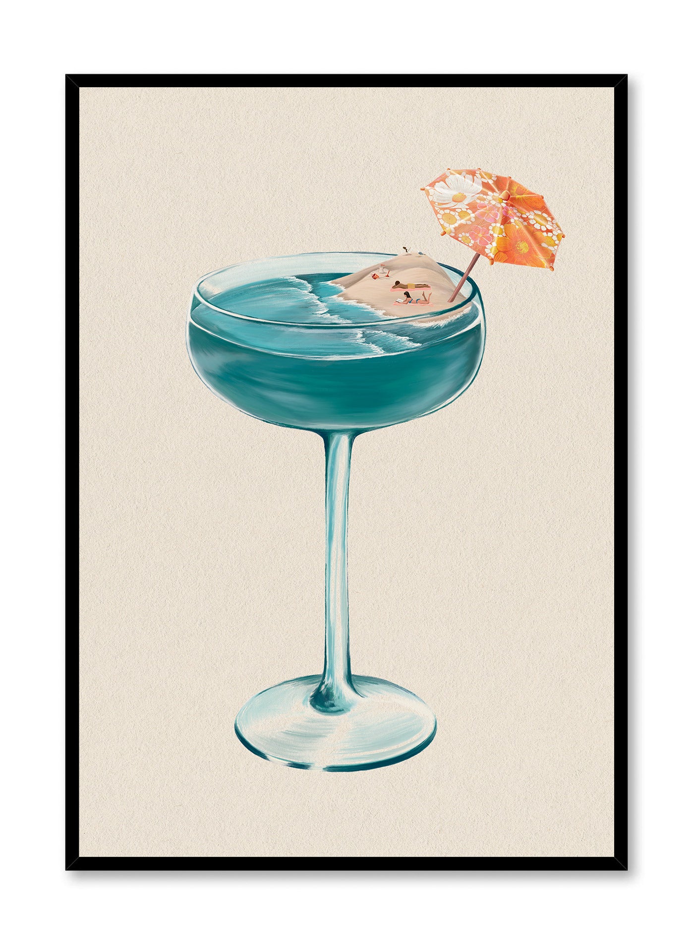 Stylish Poolside Drink Holder - Insulated Beverage Cup for Summer Relaxation by the Pool, Beach, or Backyard | Perfect for Cocktails, Smoothies, and Iced Coffee