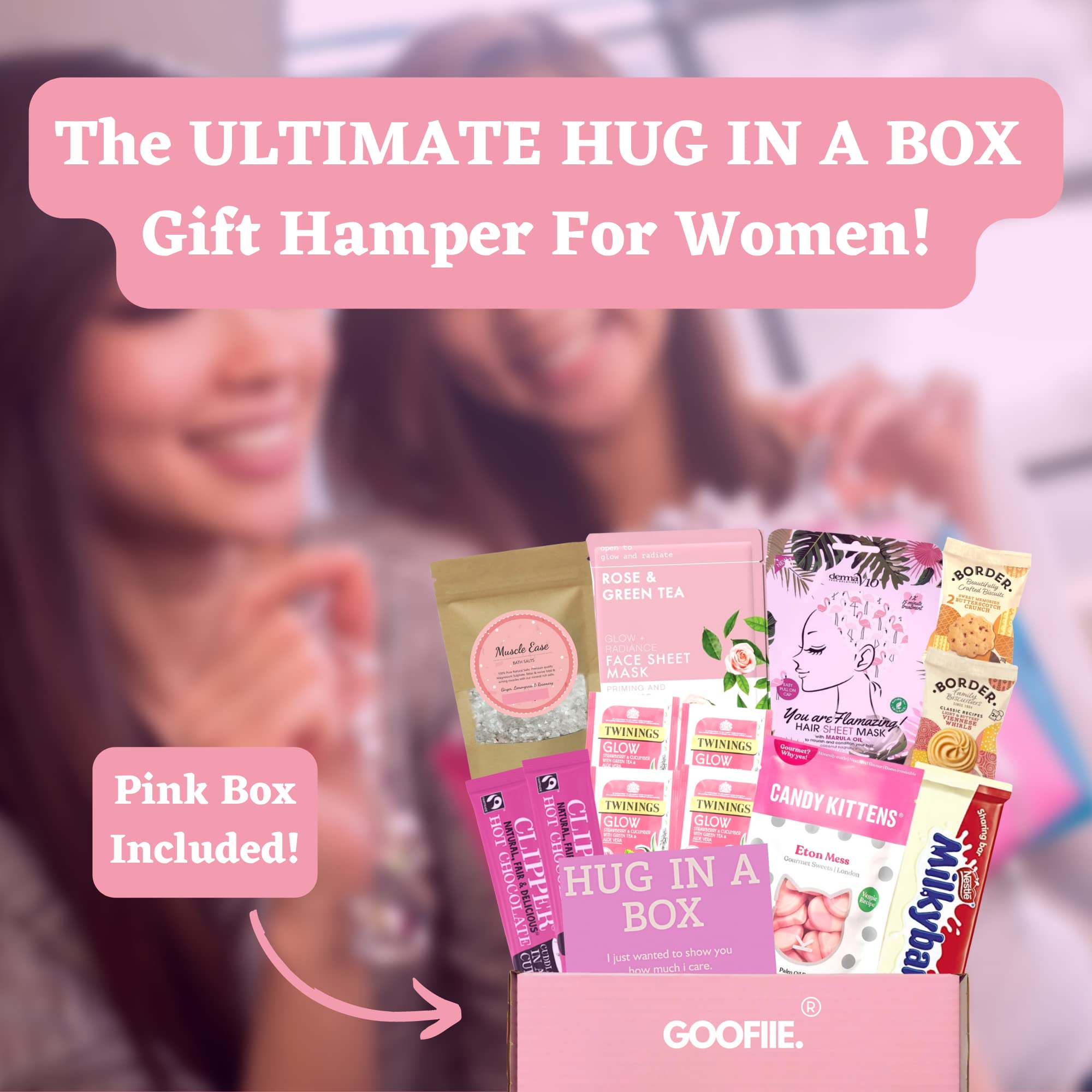 Luxury Relaxation Gift Box for Women - Spa Care Package with Bath Salts, Face Masks & Gourmet Snacks | Perfect for Home Spa Day, Mother's Day Gifts, Birthday Presents & Self-Care Moments