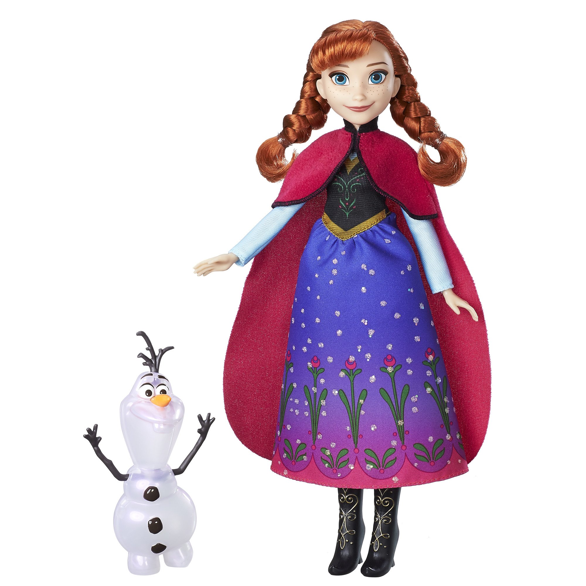 Disney Frozen Northern Lights Anna Costume for Kids - Official Elsa Sister Dress Up Outfit for Halloween, Cosplay & Birthday Parties