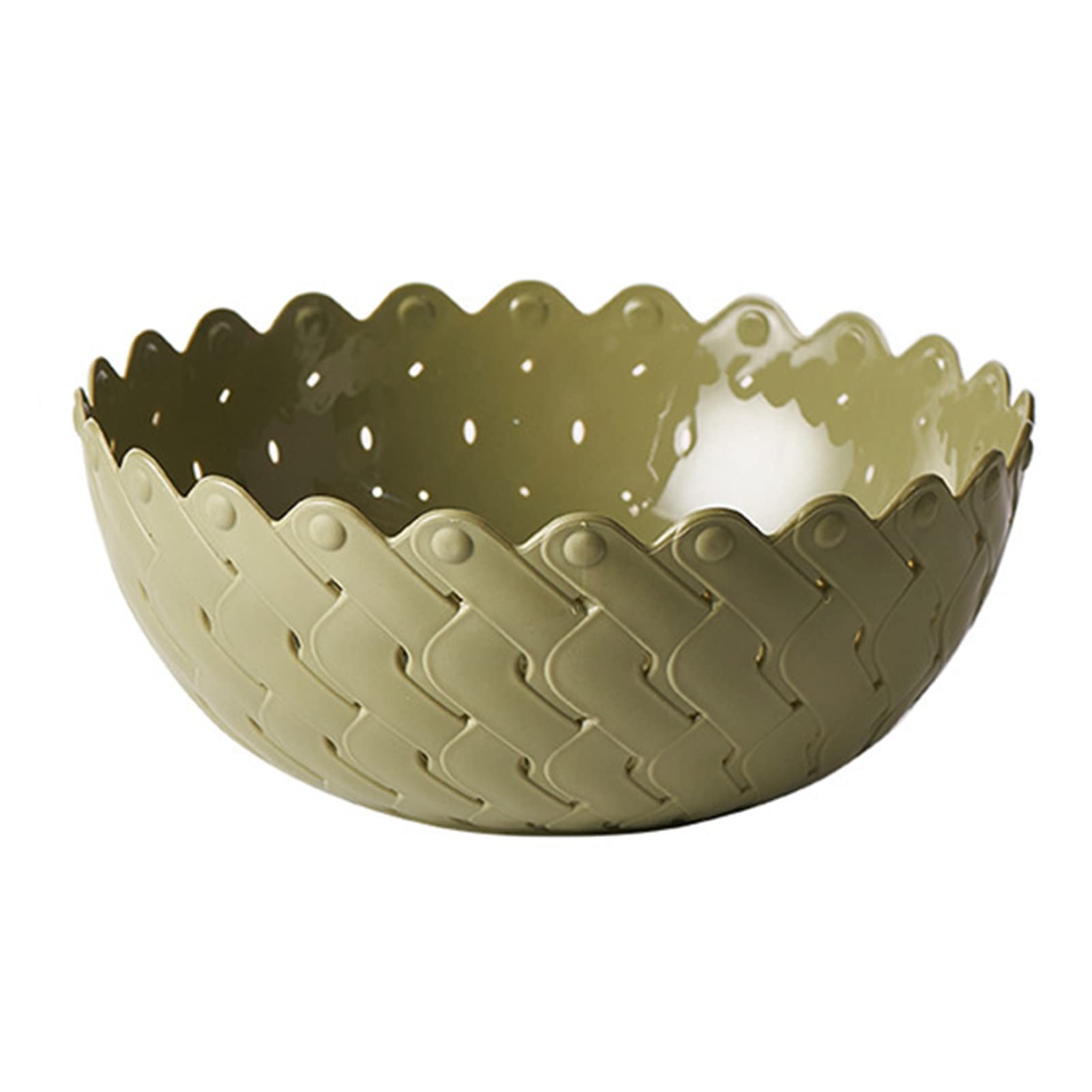 Kasituny Durable Plastic Fruit Basket - Thick & Shatterproof Kitchen Storage Bowl for Fruits, Vegetables, and Home Organization | Perfect for Countertop, Dining Table, and Pantry Storage