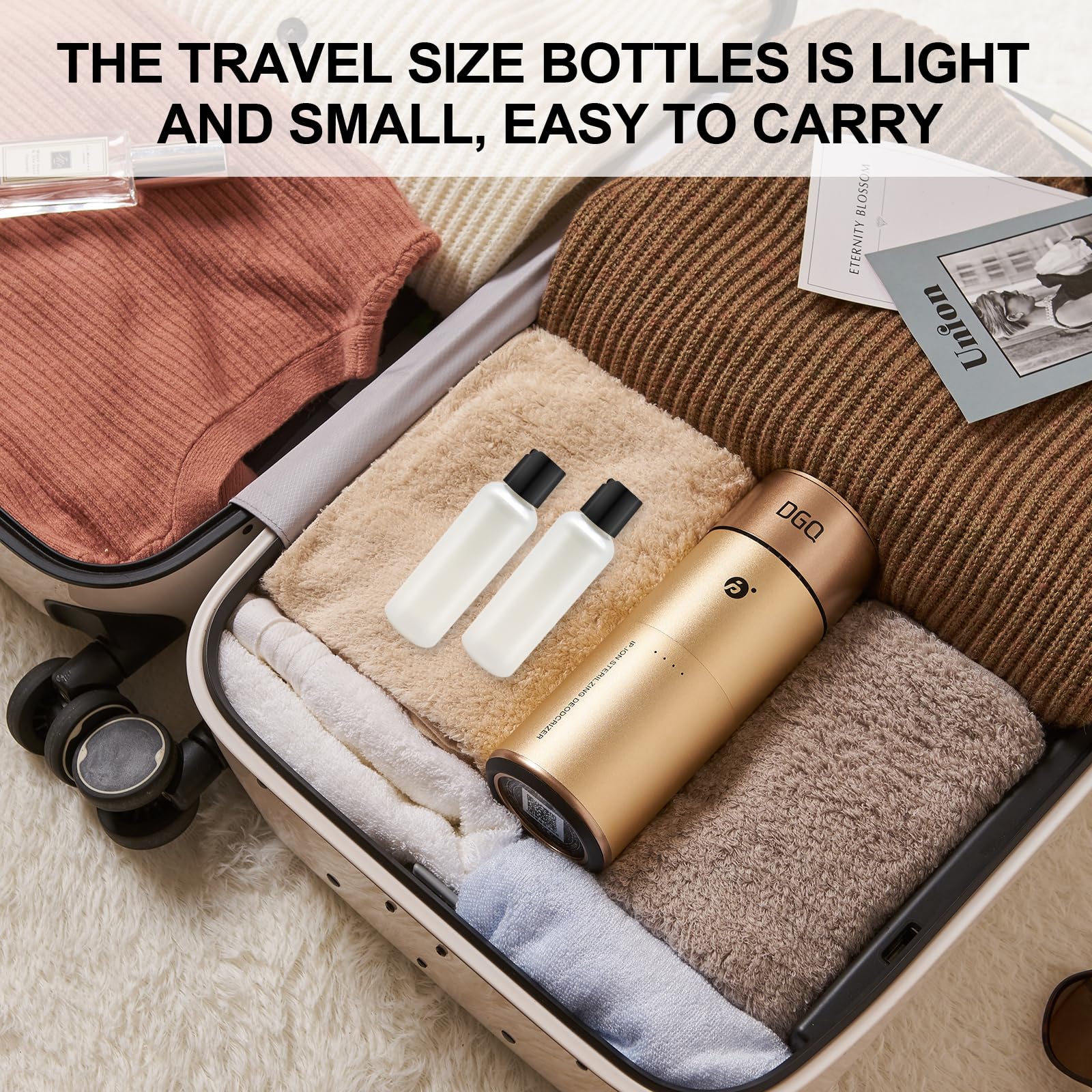 10 Pack 3.4 oz TSA Approved Empty Travel Bottles for Shampoo, Conditioner & Toiletries | Leak-Proof Cosmetic Containers for Air Travel, Gym & Vacation Essentials