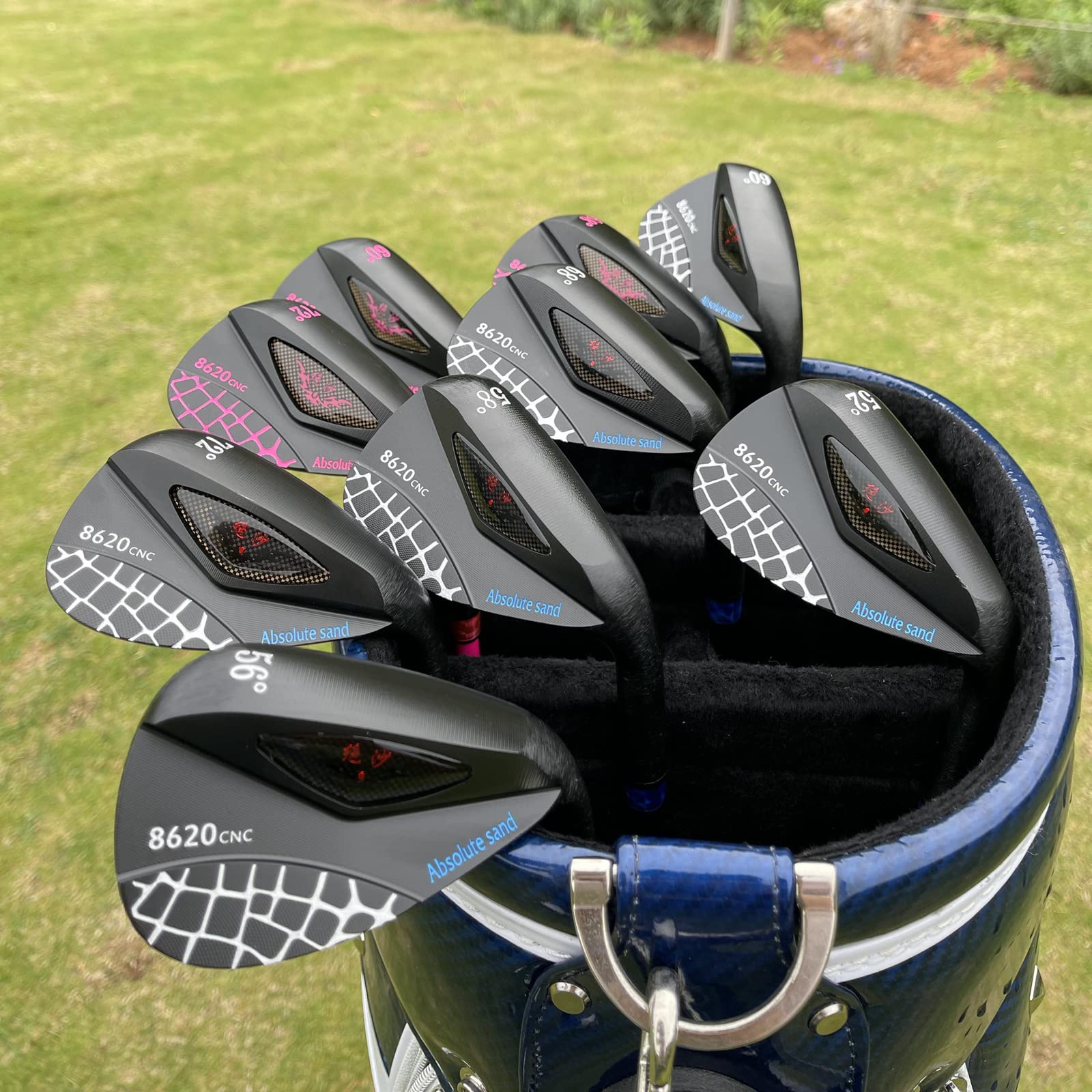 Premium Golf Wedges Set 48-72 Degree Right Hand Pitching, Chipping & Sand Wedge with Milled Face - High Loft Lob Wedge for Men | Perfect for Short Game, Bunker Shots & Approach Play