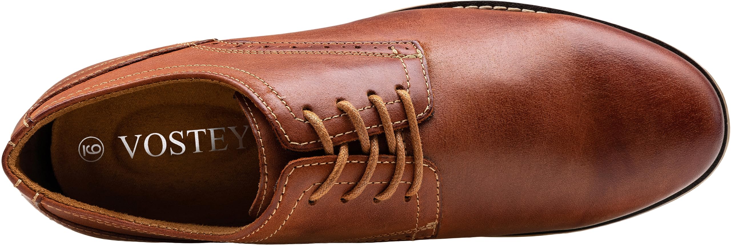 Premium Men's Leather Dress Shoes - Business Oxford Shoes for Formal & Casual Wear - Perfect for Office, Weddings & Special Occasions