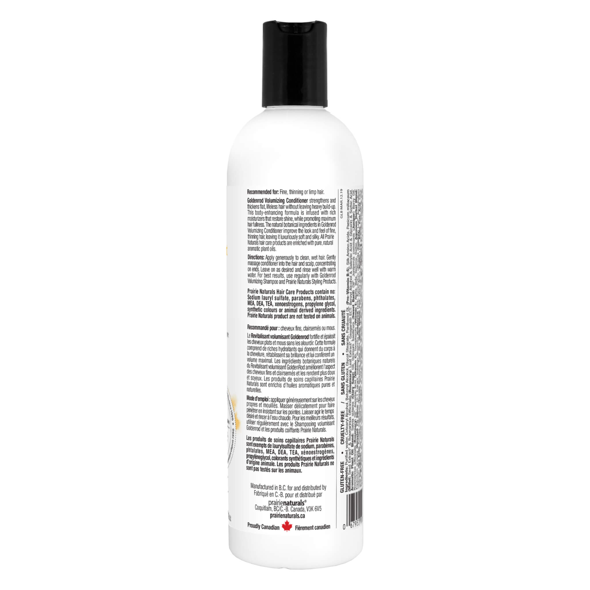 Goldenrod Volumizing Conditioner for Fine & Thin Hair - Natural Root Lift & Thickening Treatment for Fuller, Healthier Hair - Perfect for Daily Use & Salon-Quality Results at Home