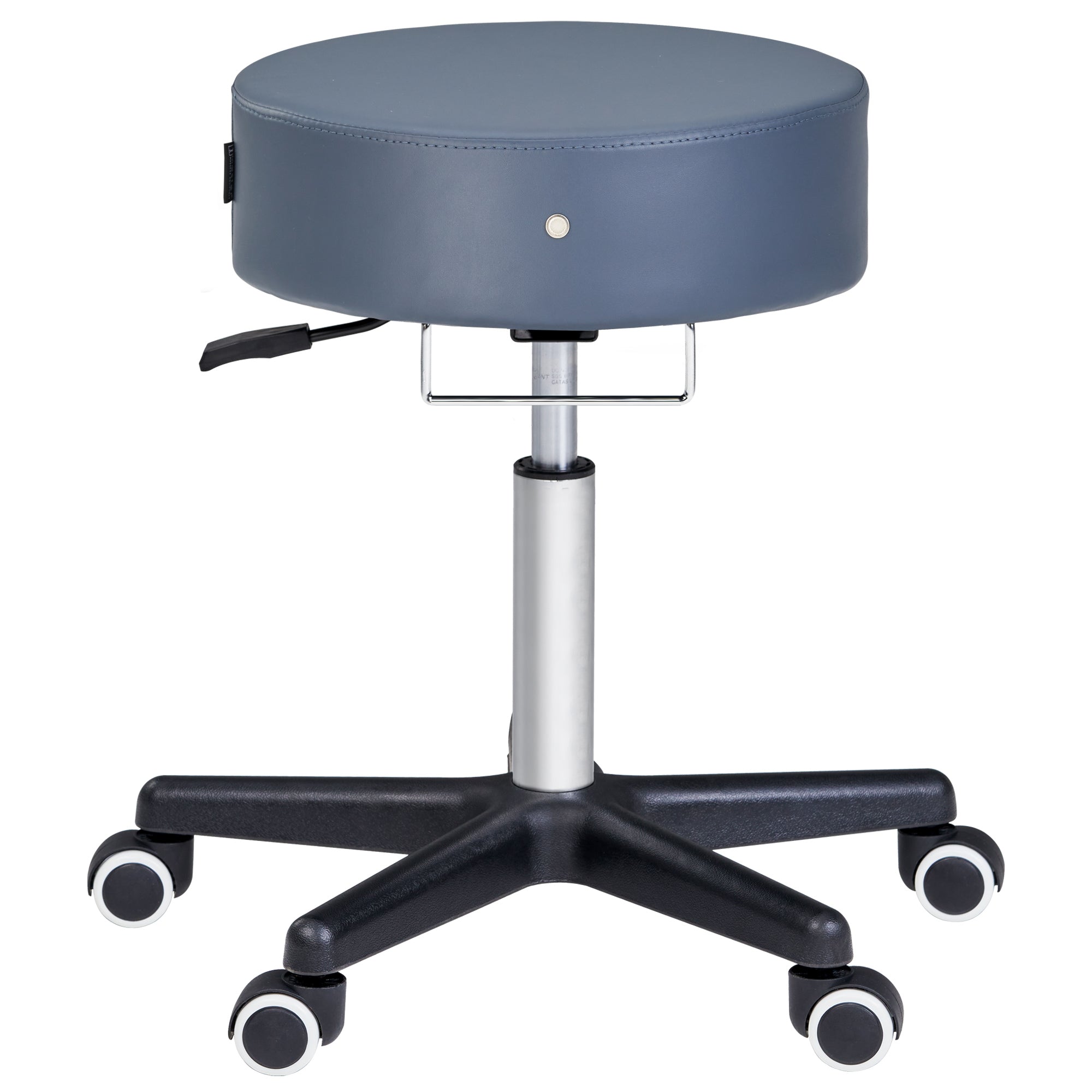 Ergonomic Hydraulic Rolling Stool - Adjustable Swivel Massage Therapist Chair for Barber, Dental, Tattoo, Spa, Beauty & Lash Salon | Black | Perfect for Clinics, Home Use, Studios & Office Workspaces