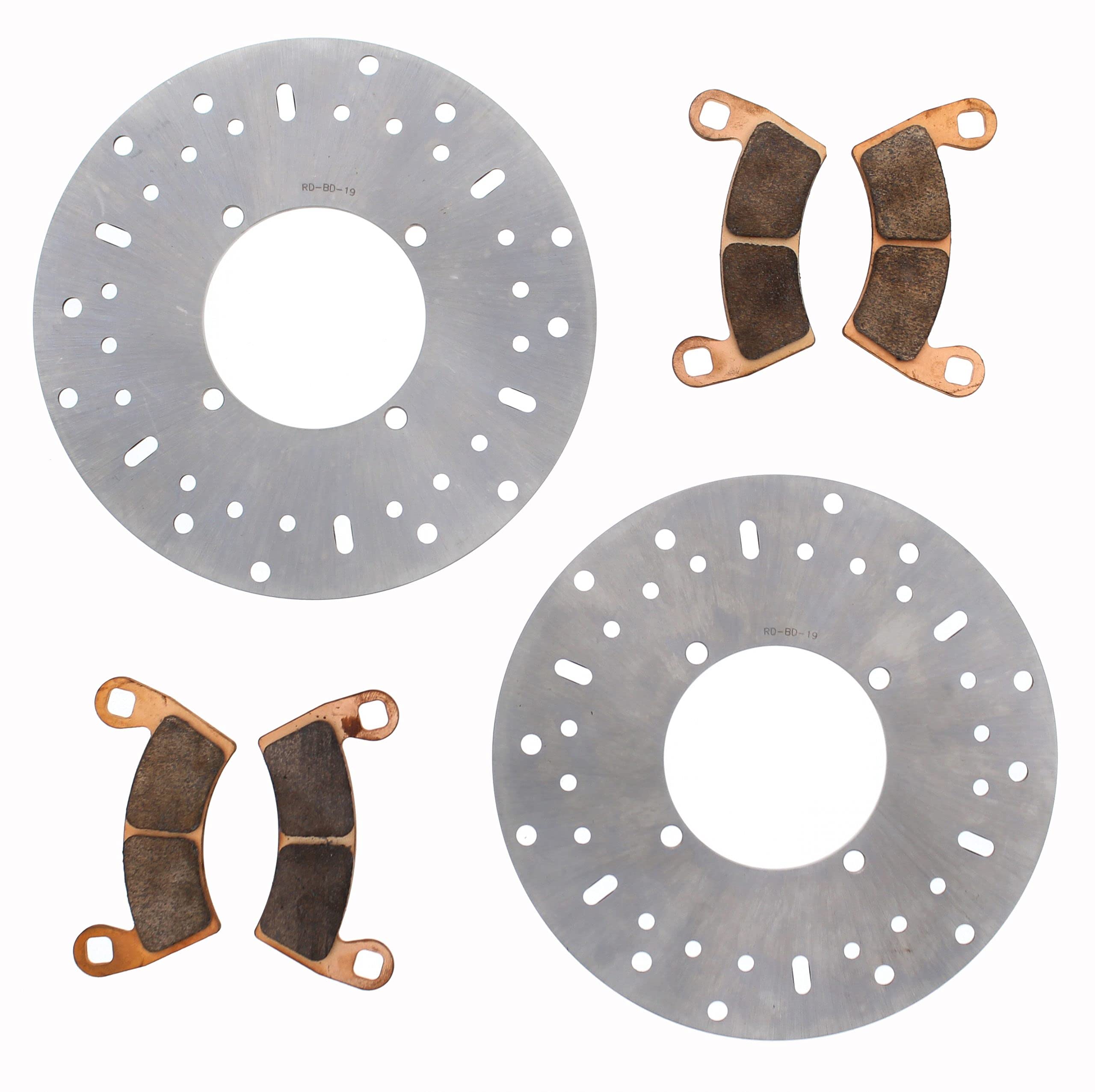 2016 Polaris ACE 900 SP Front Brake Rotors & MudRat Brake Pads Kit - High Performance Off-Road ATV Braking System for Trail Riding & Mud Adventures