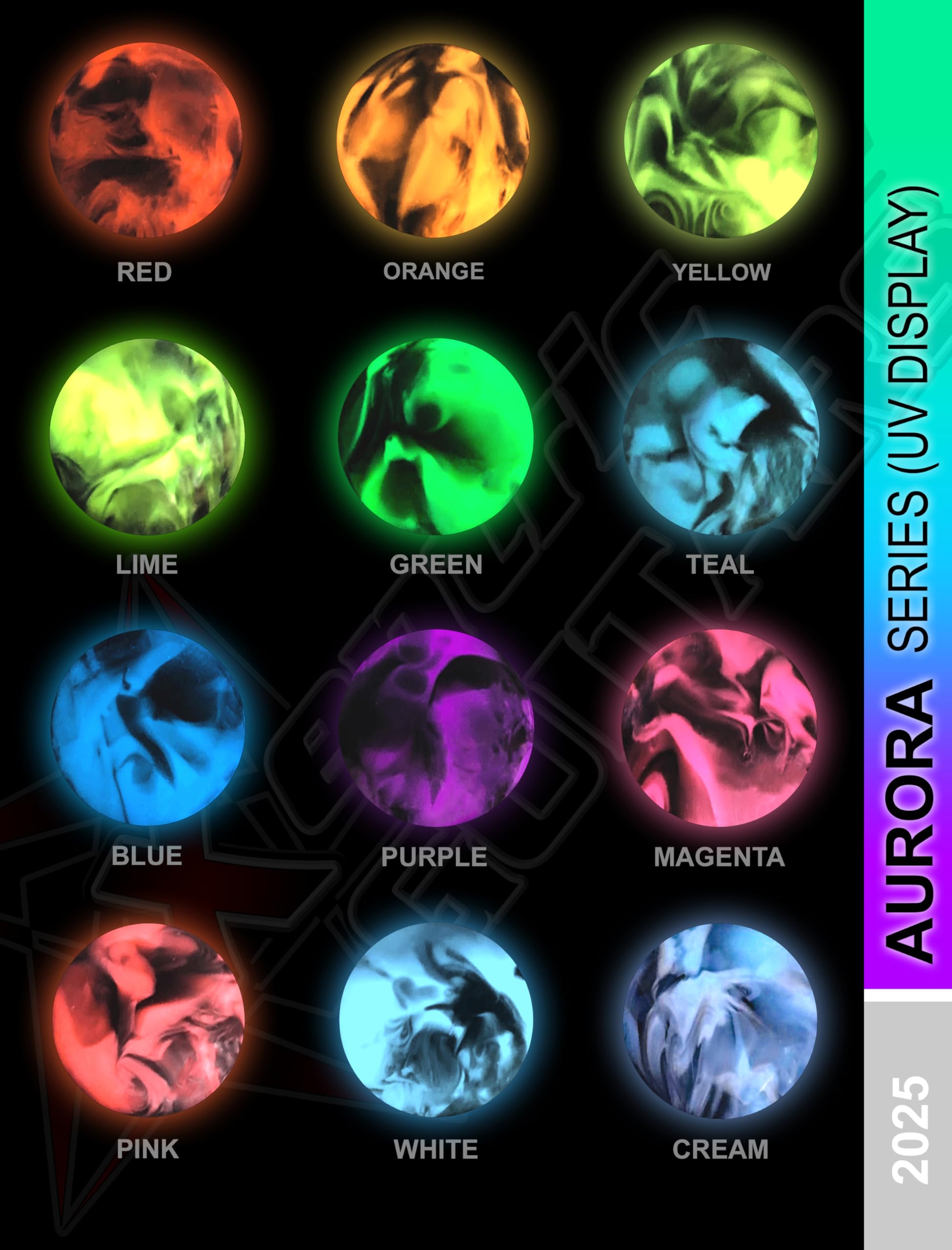 Aurora Series Resin Guitar Knobs - 1/4