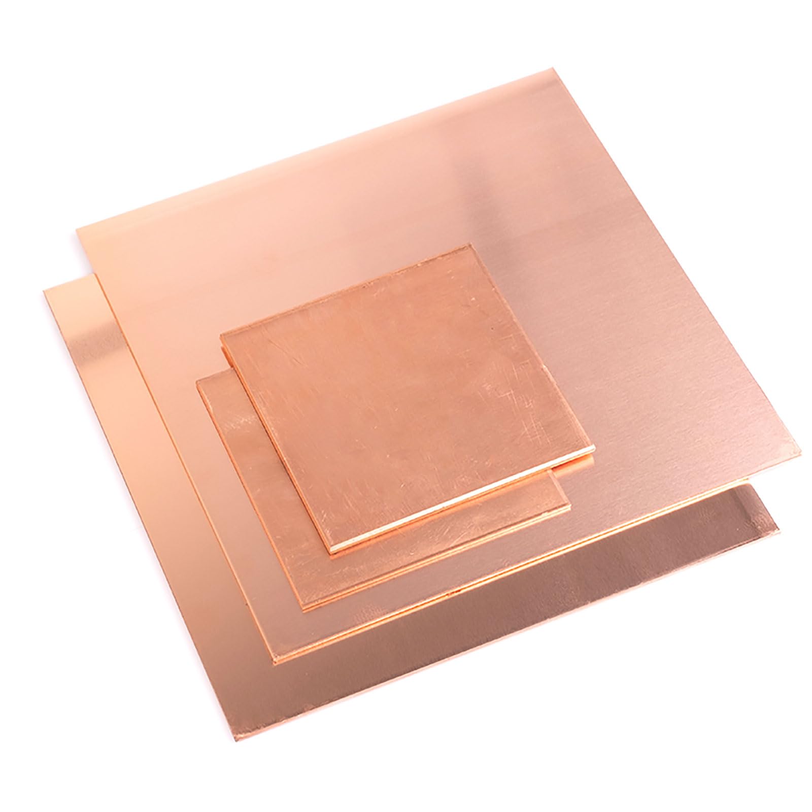 99% Pure Copper Sheet 5mm Thickness - 100x100mm Copper Plate for DIY Crafts, Art Projects & Electrical Equipment | High-Quality Copper Sheeting for Jewelry Making, Home Decor & Industrial Use