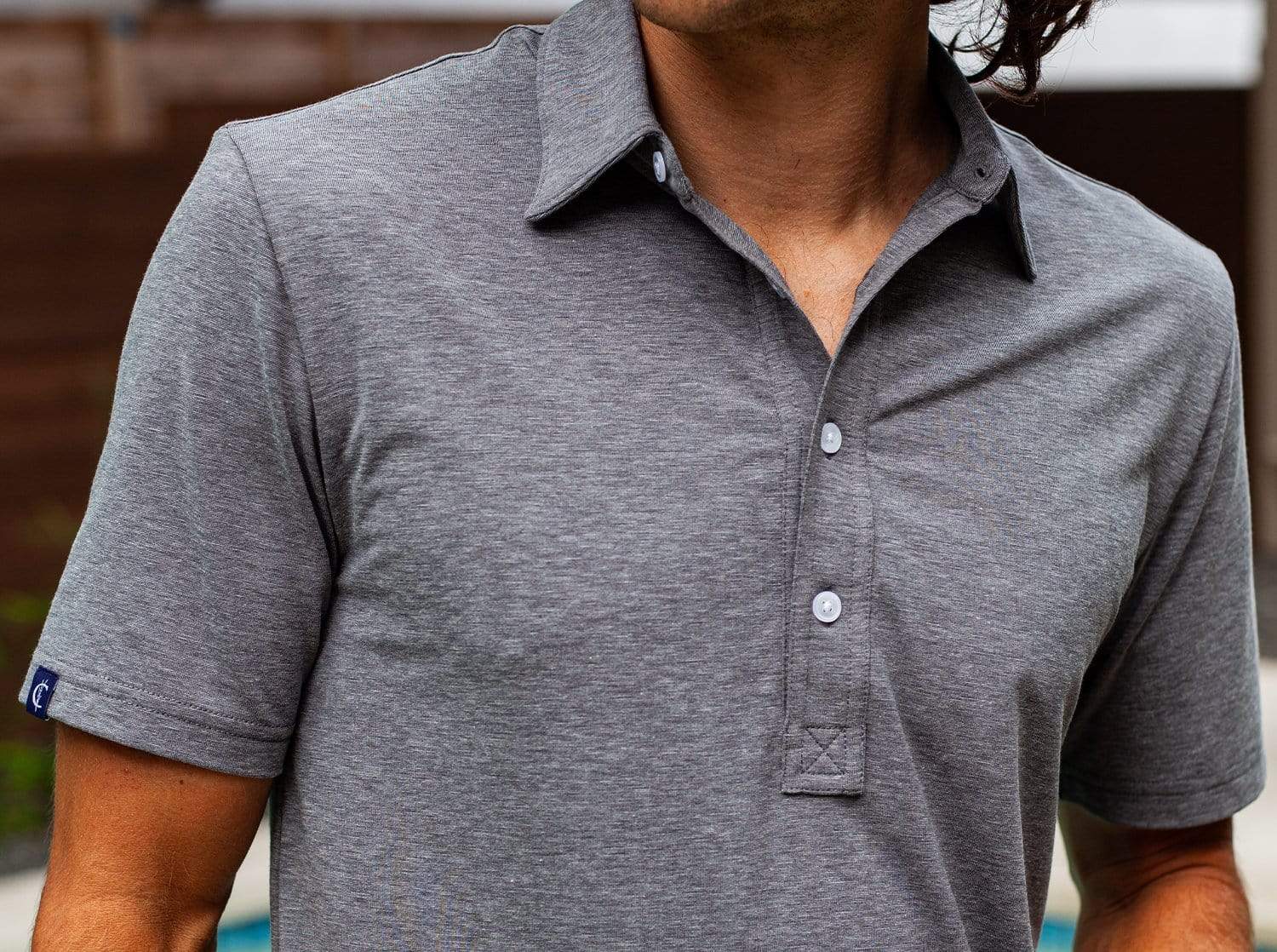 Performance Range Polo Shirt for Men - Premium Breathable & Moisture-Wicking Golf Shirt - Blackjack Color - Ideal for Golf, Tennis & Casual Wear