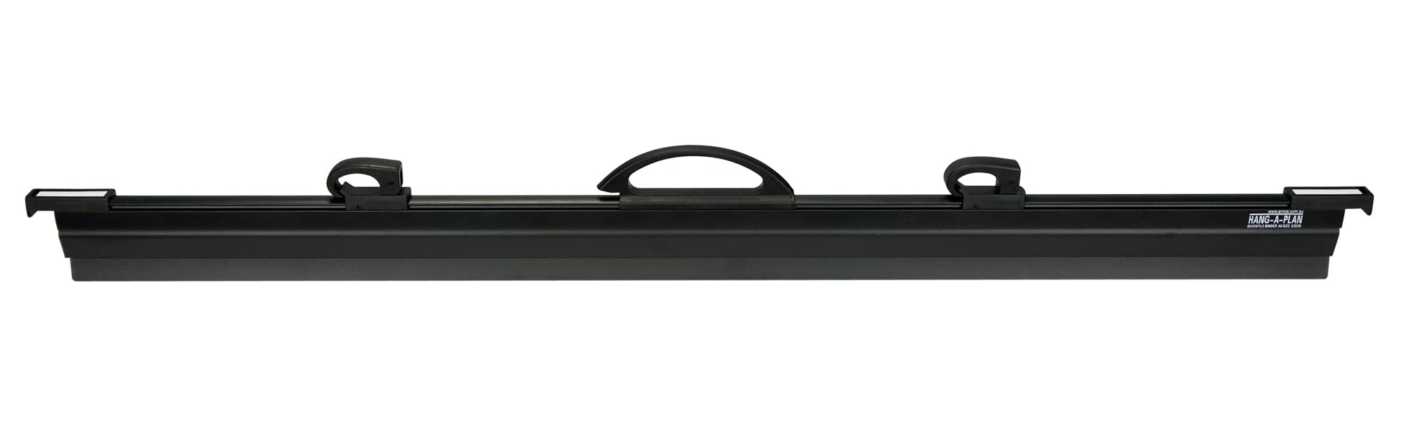 Hang-A-Plan 30-36 Inch Quickfile Hanging Clamp - Black File Holder for Blueprints & Documents - Heavy Duty Clamp Holds Up to 150 Sheets - Perfect for Architects, Engineers & Office Organization