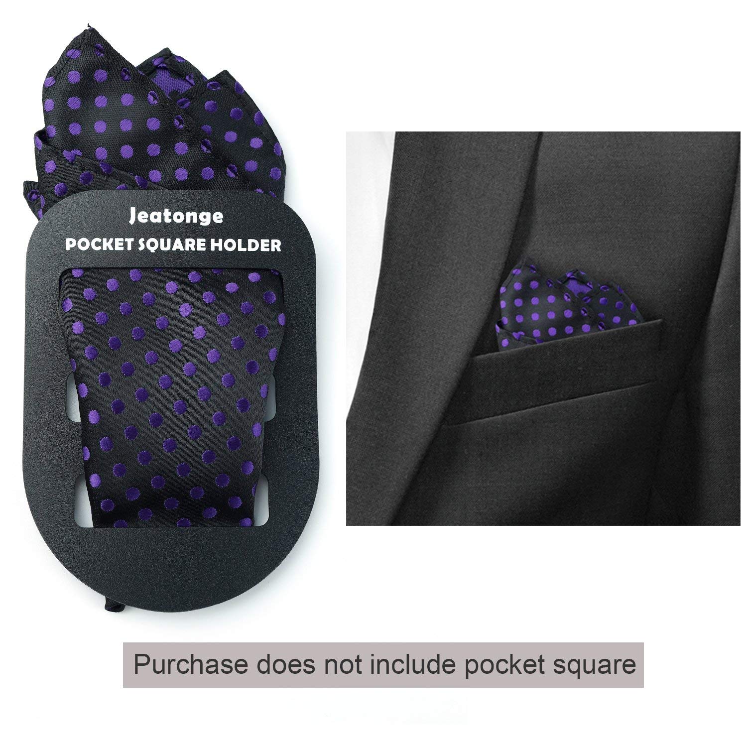 Premium Pocket Square Holder Organizer for Men - Prefolded Silk Pocket Squares & Storage Case - Perfect for Weddings, Business Meetings & Formal Events