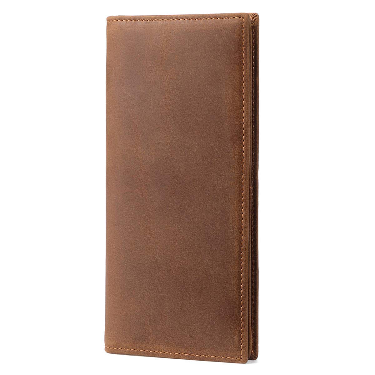 Vintage Genuine Leather Bifold Wallet for Men - RFID Blocking Card Holder with Multiple Slots, Perfect for Everyday Use & Travel